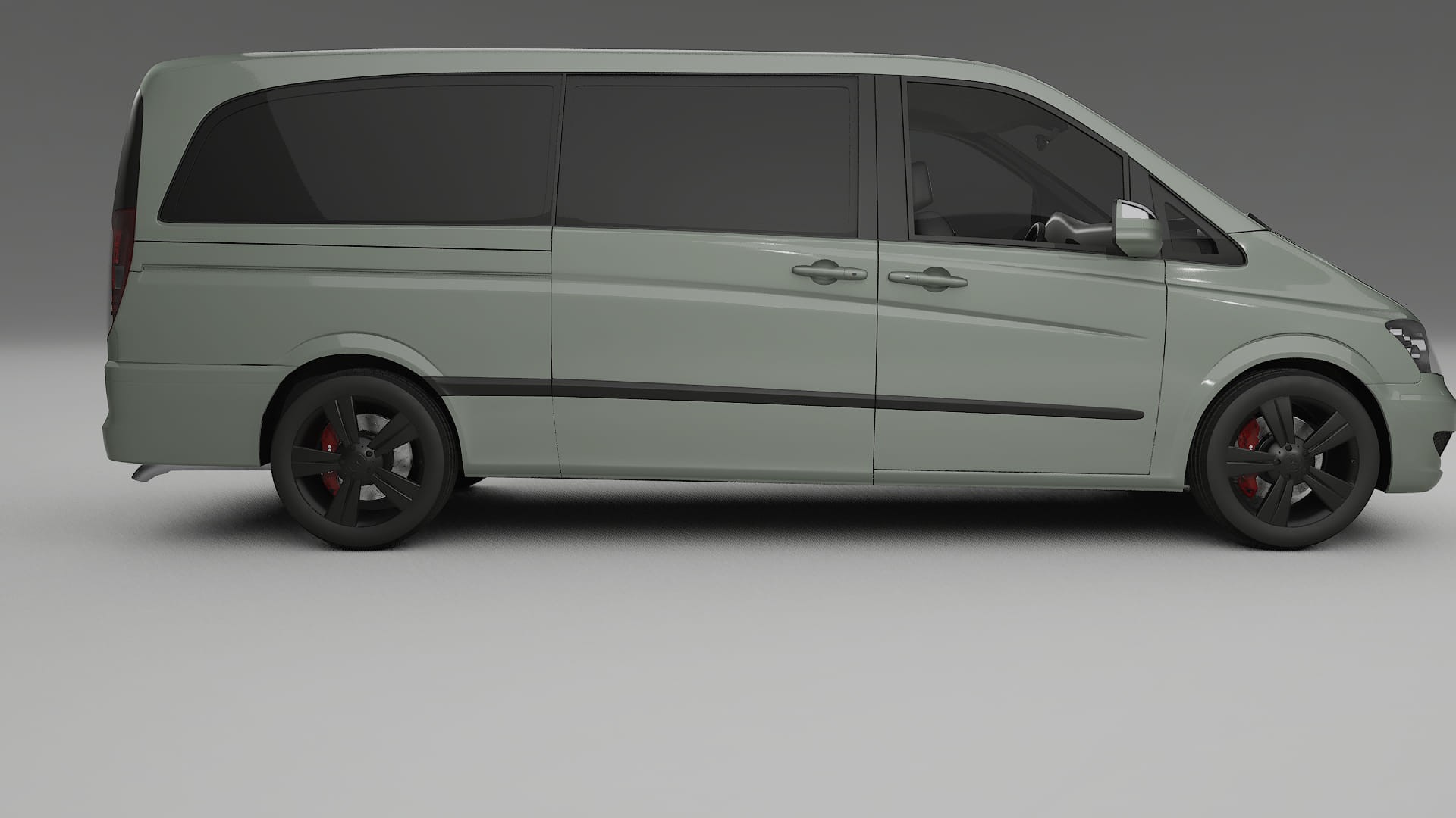 Mercedes Viano Extralong W439 Facelift PPF Fólie | SLATE TPU PPF - kompletní pre-cut kit