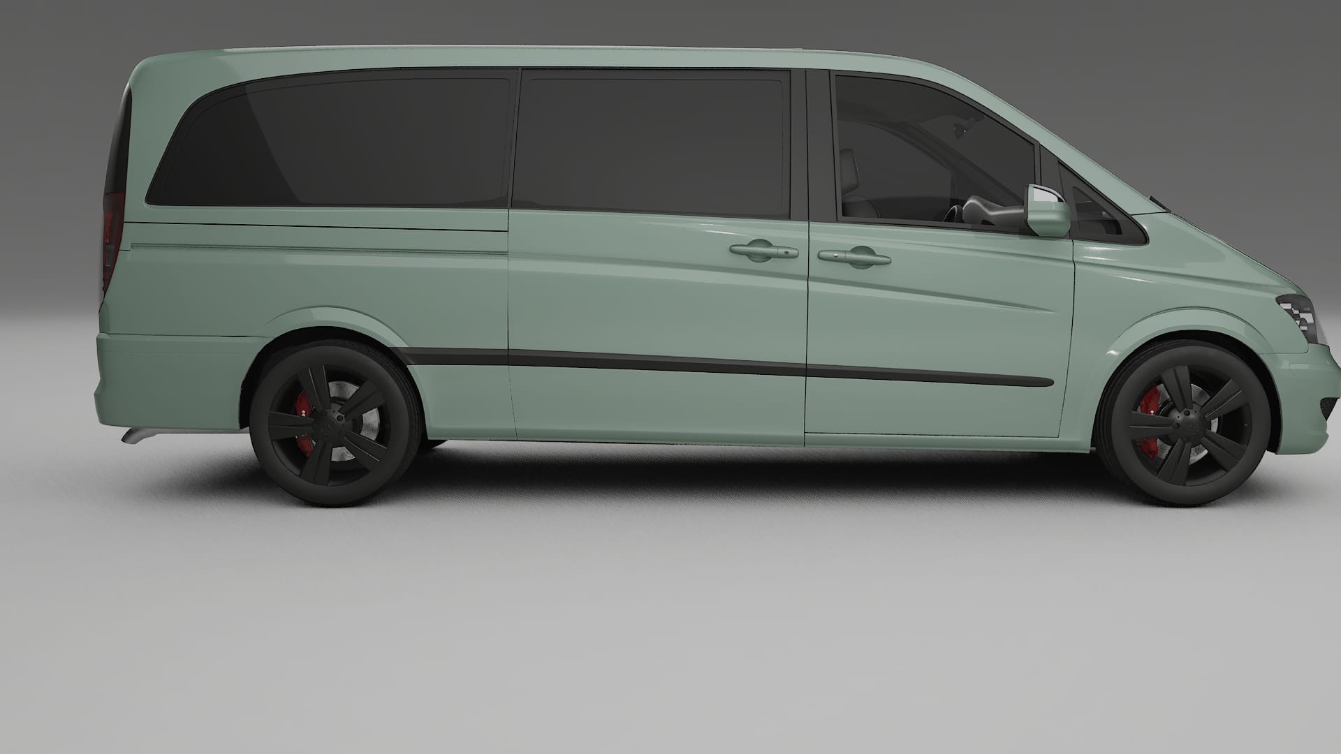 Mercedes Viano Extralong W439 Facelift PPF Fólie | CINDER TPU PPF - kompletní pre-cut kit