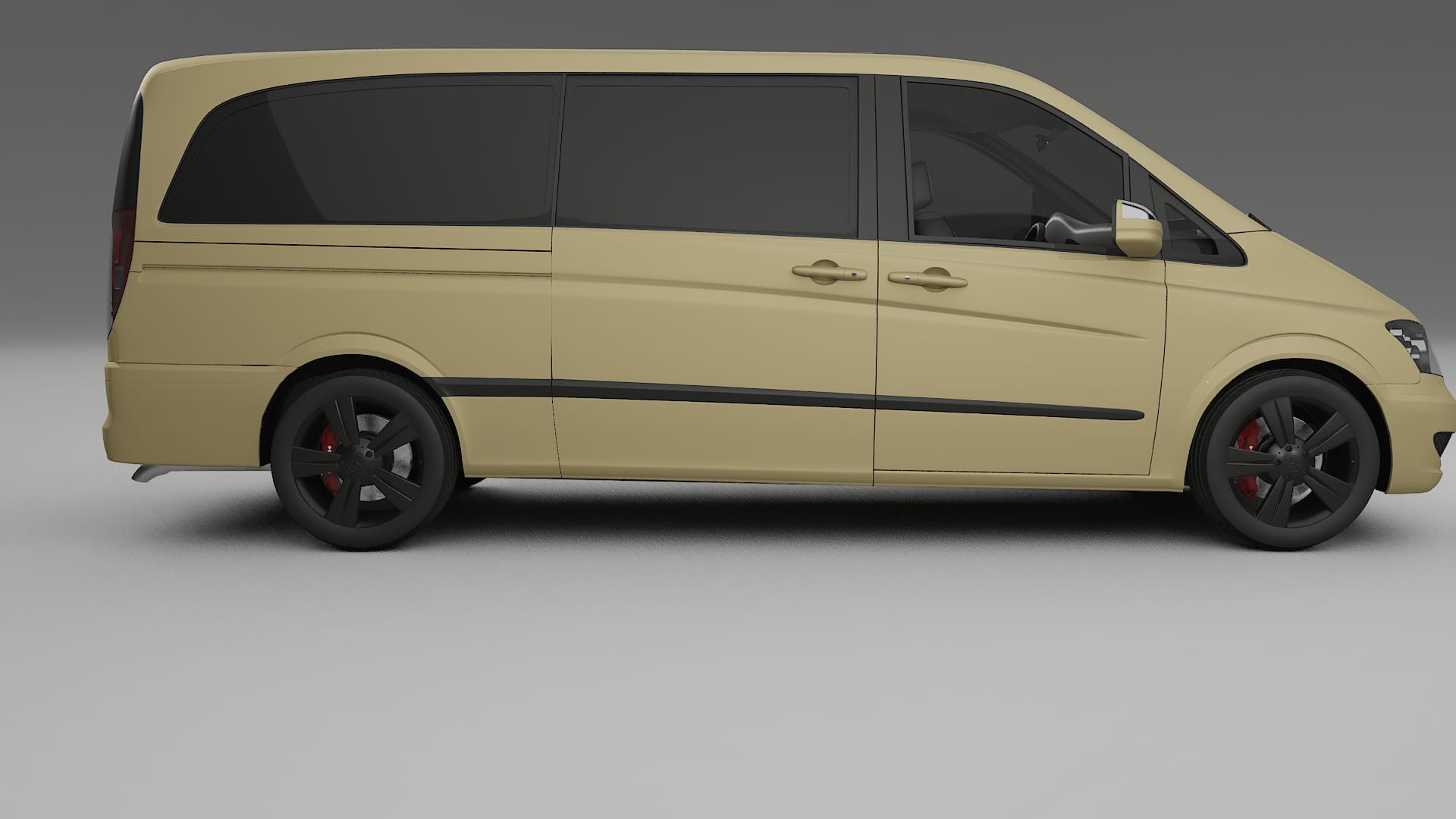 Mercedes Viano Extralong W439 Facelift PPF Fólie | SAND TPU PPF - kompletní pre-cut kit