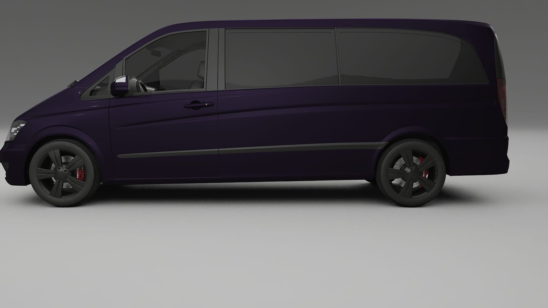 Mercedes Viano Extralong W439 Facelift PPF Fólie | VIOLET TPU PPF - kompletní pre-cut kit