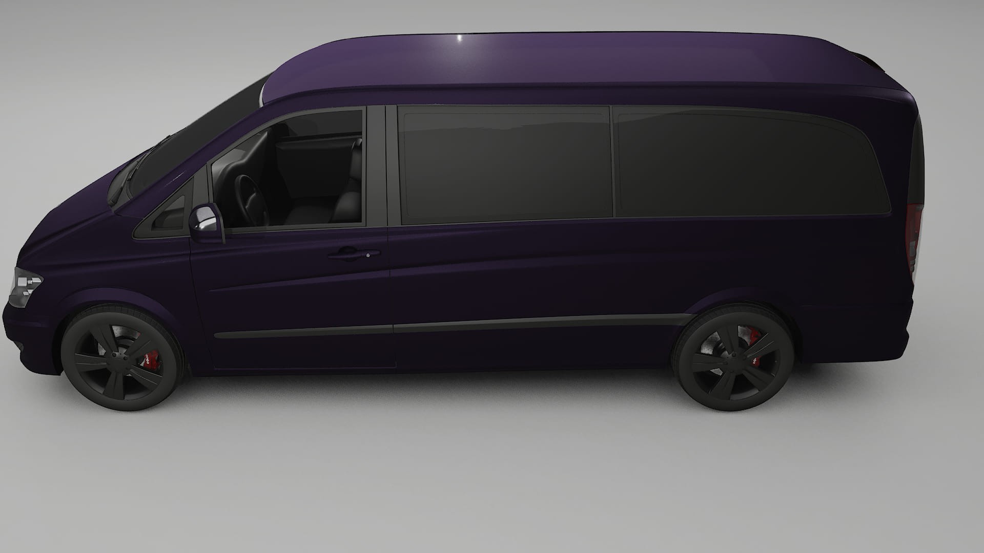 Mercedes Viano Extralong W439 Facelift PPF Fólie | VIOLET TPU PPF - kompletní pre-cut kit