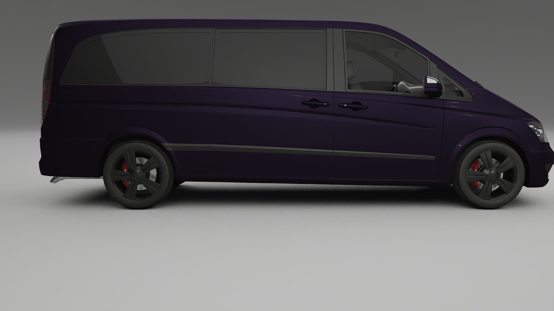 Mercedes Viano Extralong W439 Facelift PPF Fólie | VIOLET TPU PPF - kompletní pre-cut kit