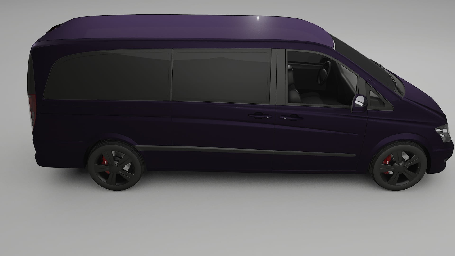 Mercedes Viano Extralong W439 Facelift PPF Fólie | VIOLET TPU PPF - kompletní pre-cut kit