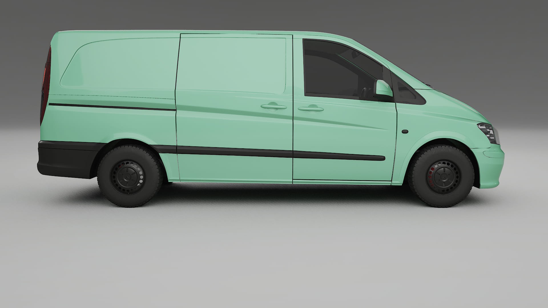Mercedes Vito Short W639 facelift PPF Fólie | DUSTY TPU PPF - kompletní pre-cut kit