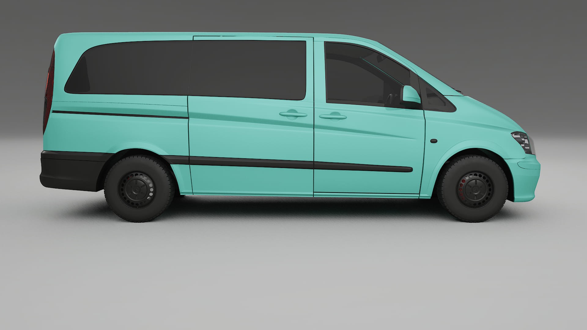 Mercedes Vito Short W639 facelift PPF Fólie | FROST TPU PPF - kompletní pre-cut kit