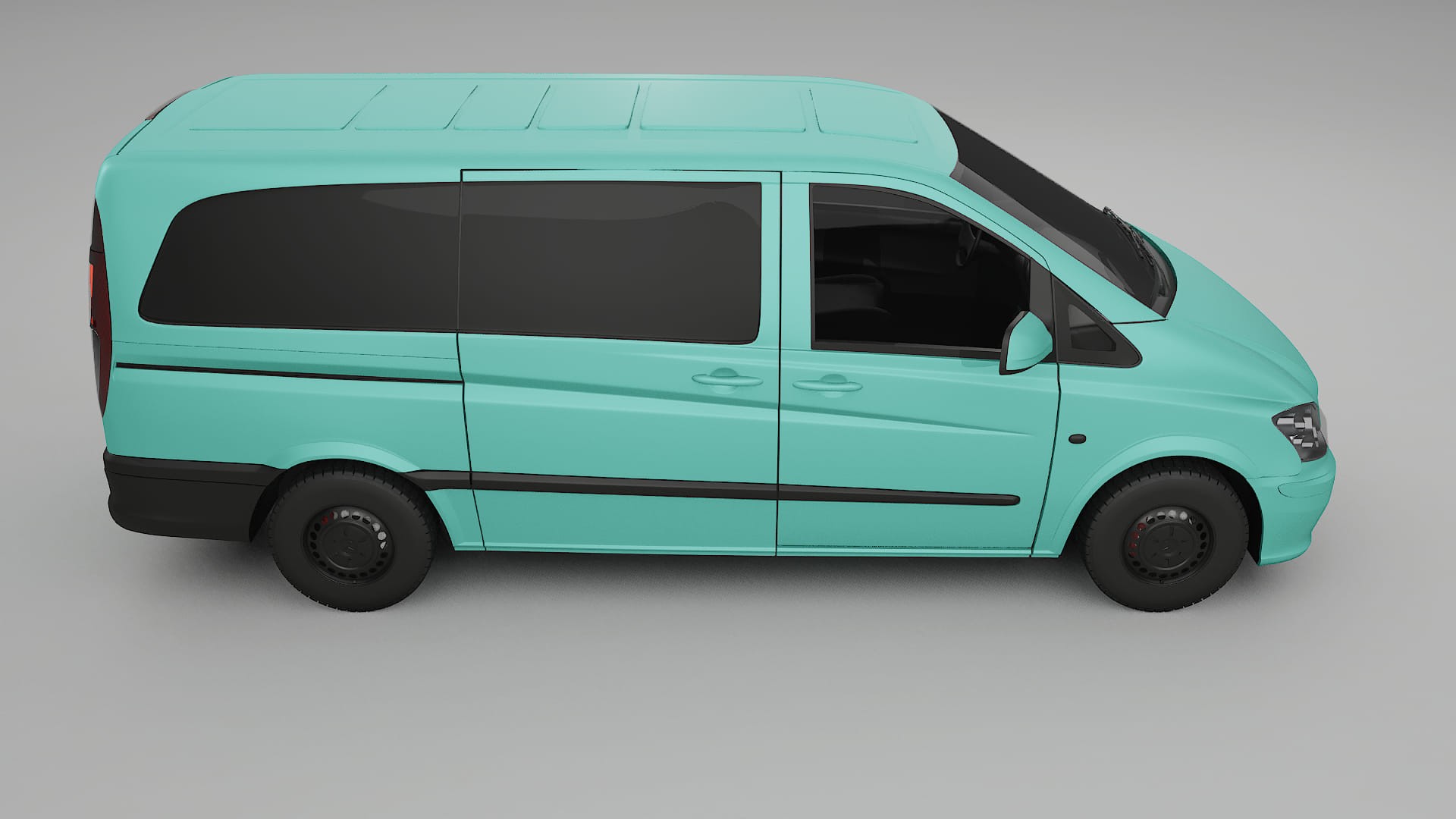 Mercedes Vito Short W639 facelift PPF Fólie | FROST TPU PPF - kompletní pre-cut kit