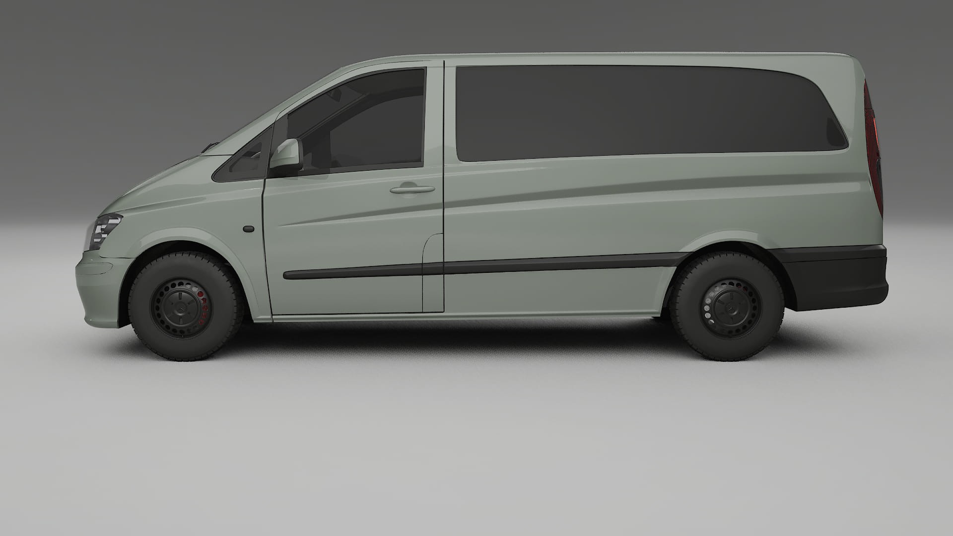 Mercedes Vito Short W639 facelift PPF Fólie | SLATE TPU PPF - kompletní pre-cut kit