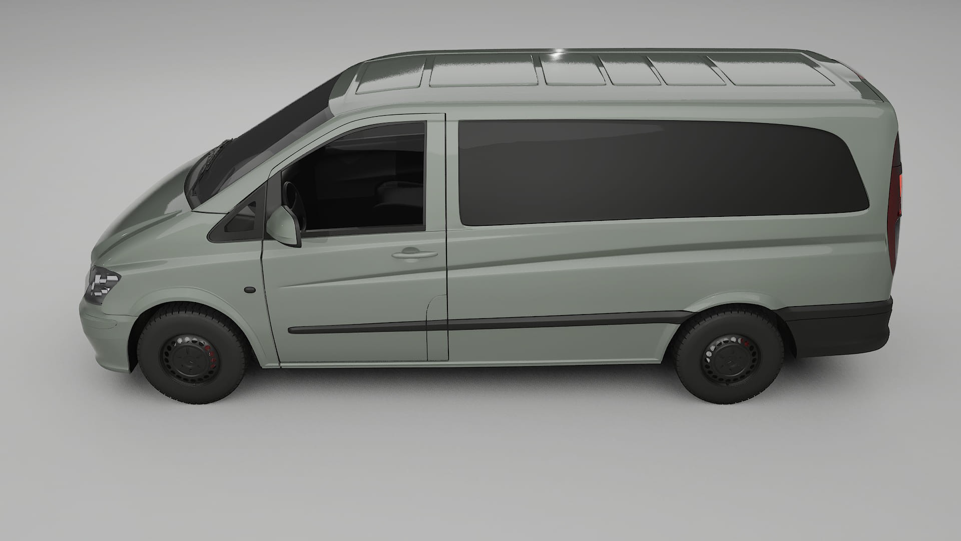 Mercedes Vito Short W639 facelift PPF Fólie | SLATE TPU PPF - kompletní pre-cut kit
