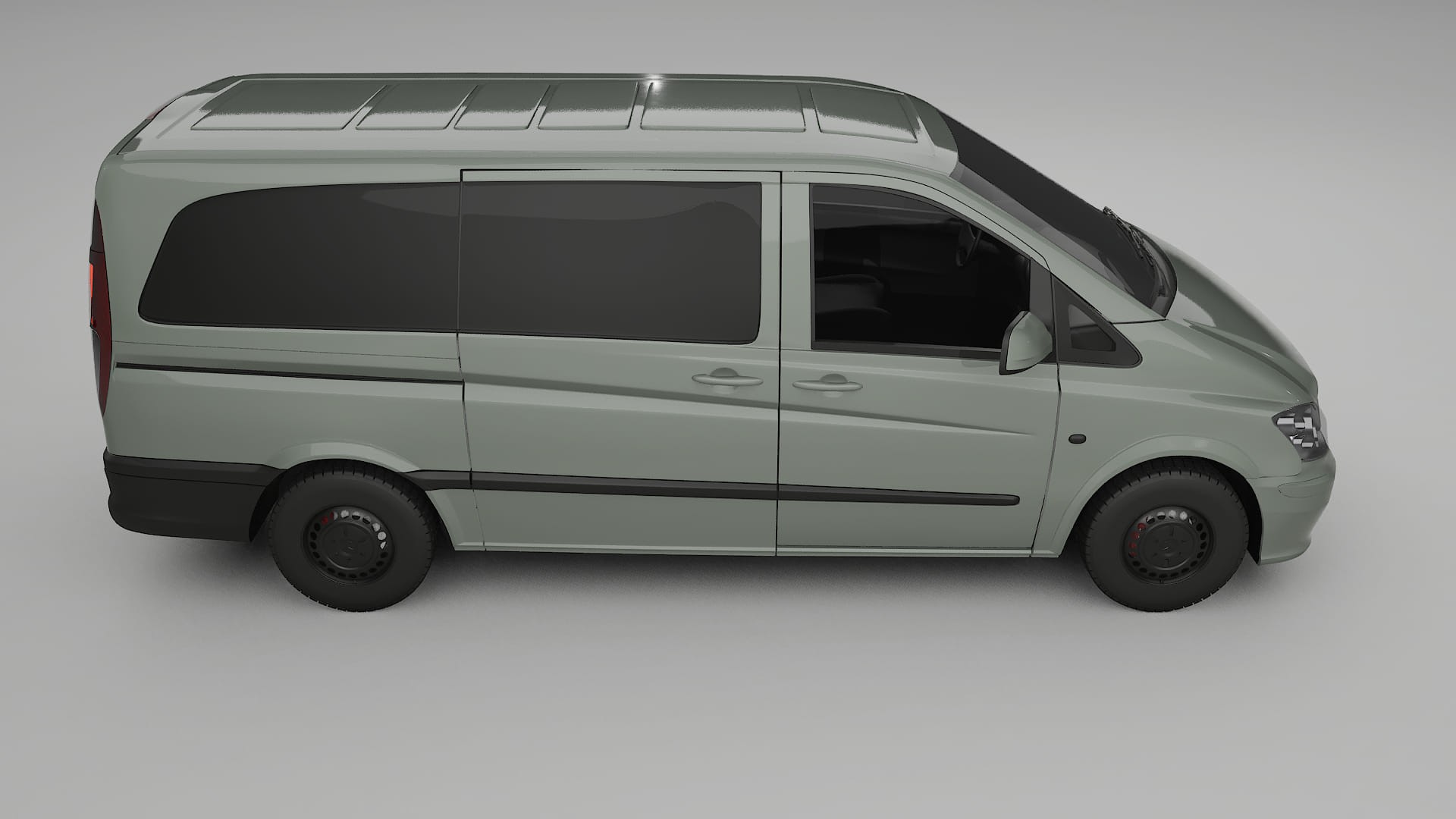 Mercedes Vito Short W639 facelift PPF Fólie | SLATE TPU PPF - kompletní pre-cut kit