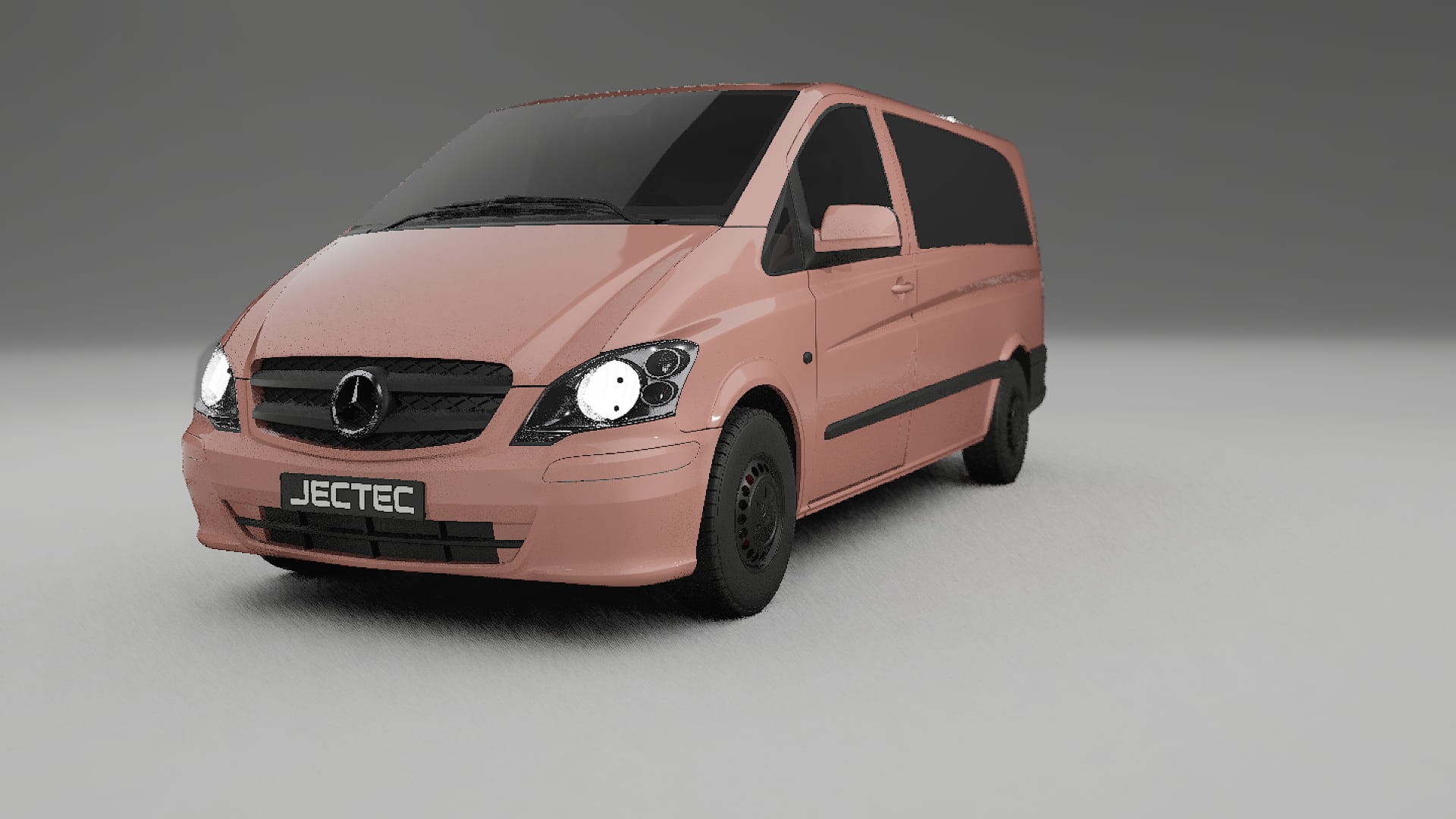 Mercedes Vito Short W639 facelift PPF Fólie | BLUSH TPU PPF - kompletní pre-cut kit