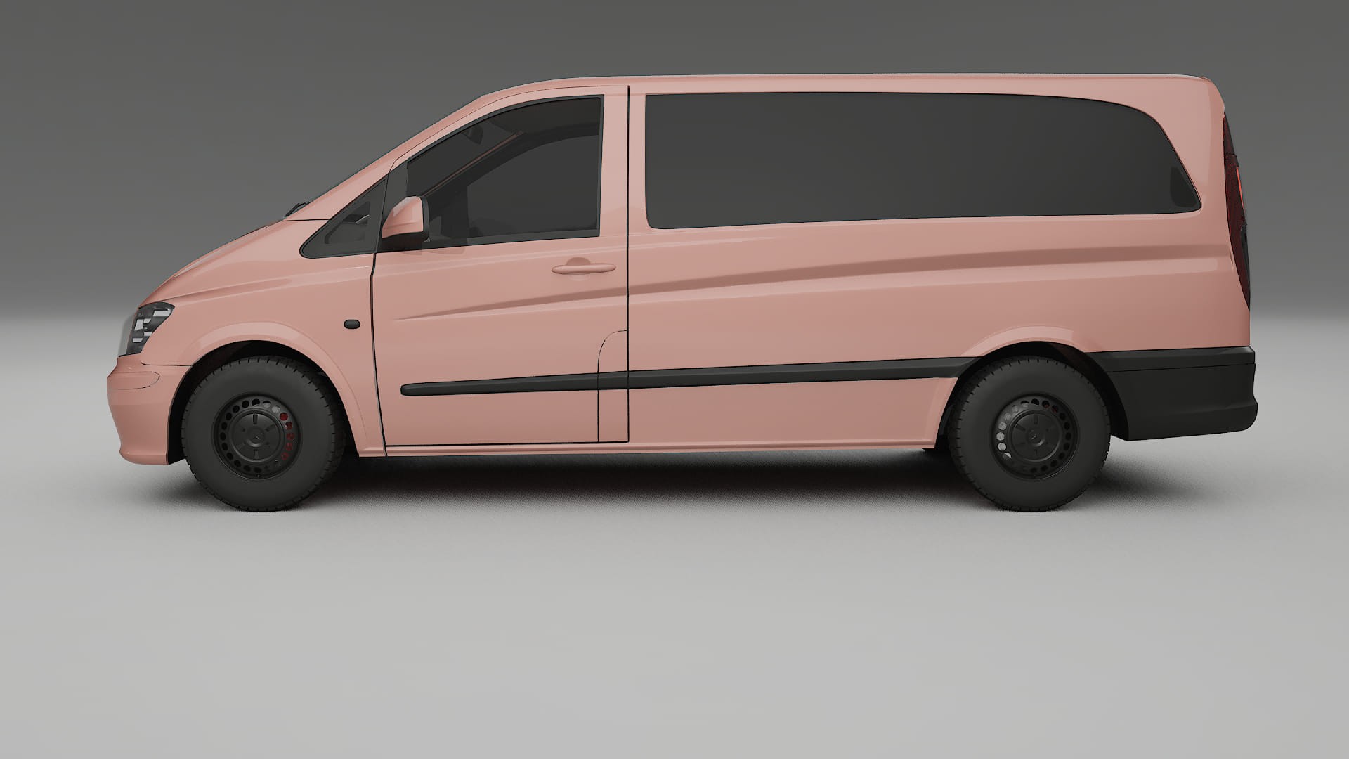 Mercedes Vito Short W639 facelift PPF Fólie | BLUSH TPU PPF - kompletní pre-cut kit
