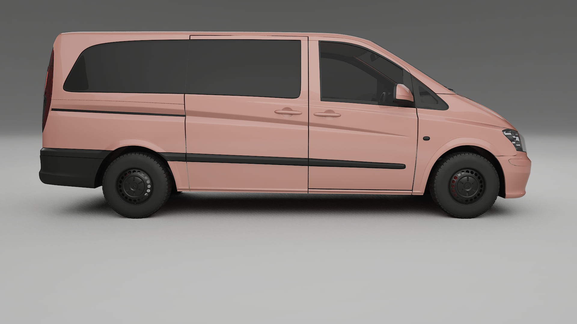 Mercedes Vito Short W639 facelift PPF Fólie | BLUSH TPU PPF - kompletní pre-cut kit