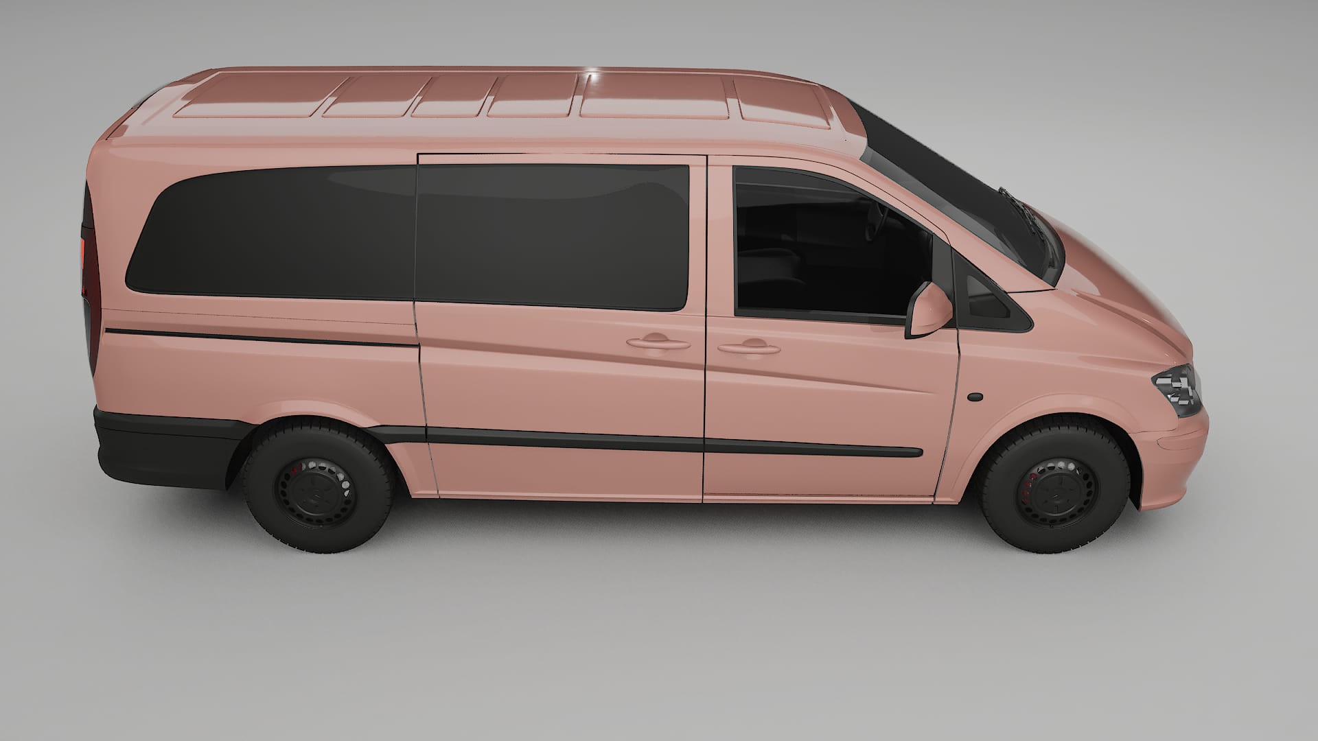 Mercedes Vito Short W639 facelift PPF Fólie | BLUSH TPU PPF - kompletní pre-cut kit