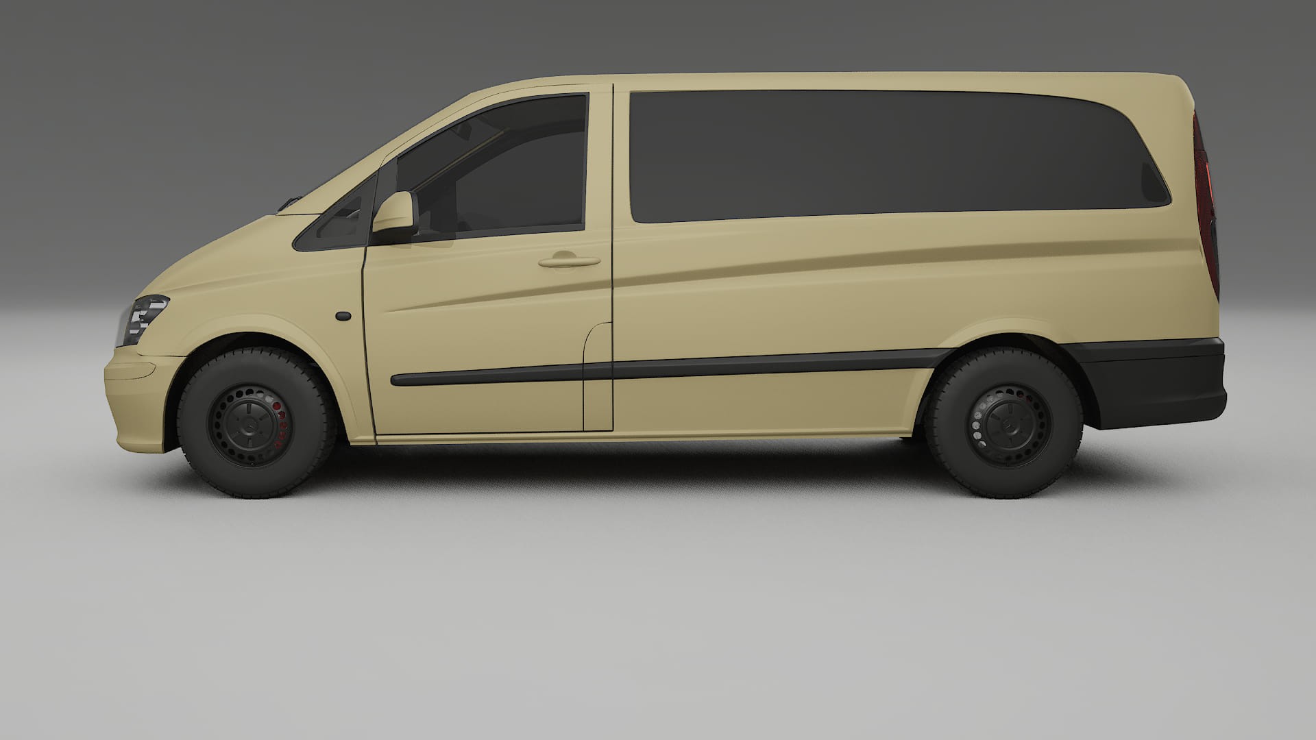 Mercedes Vito Short W639 facelift PPF Fólie | SAND TPU PPF - kompletní pre-cut kit