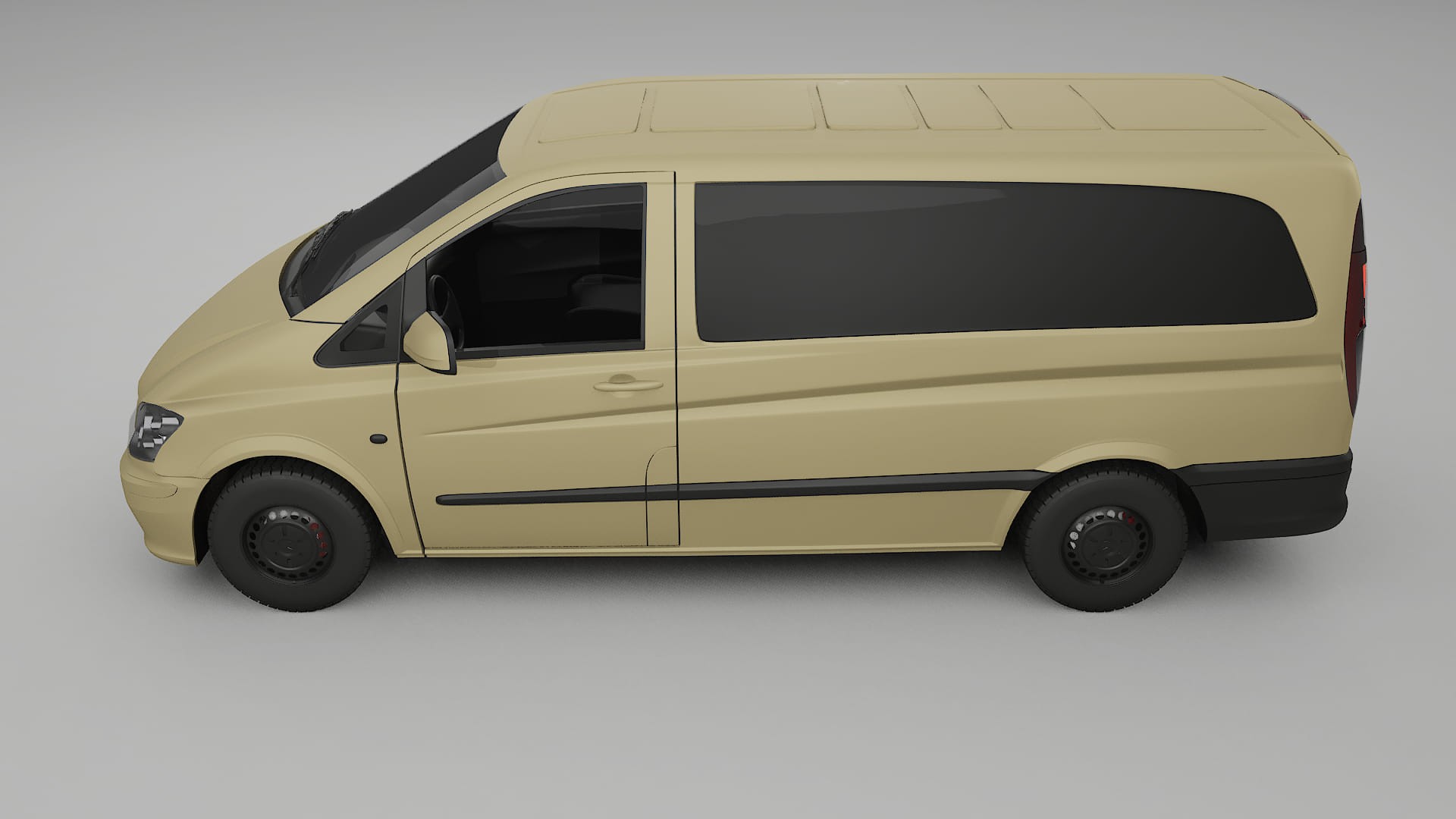 Mercedes Vito Short W639 facelift PPF Fólie | SAND TPU PPF - kompletní pre-cut kit