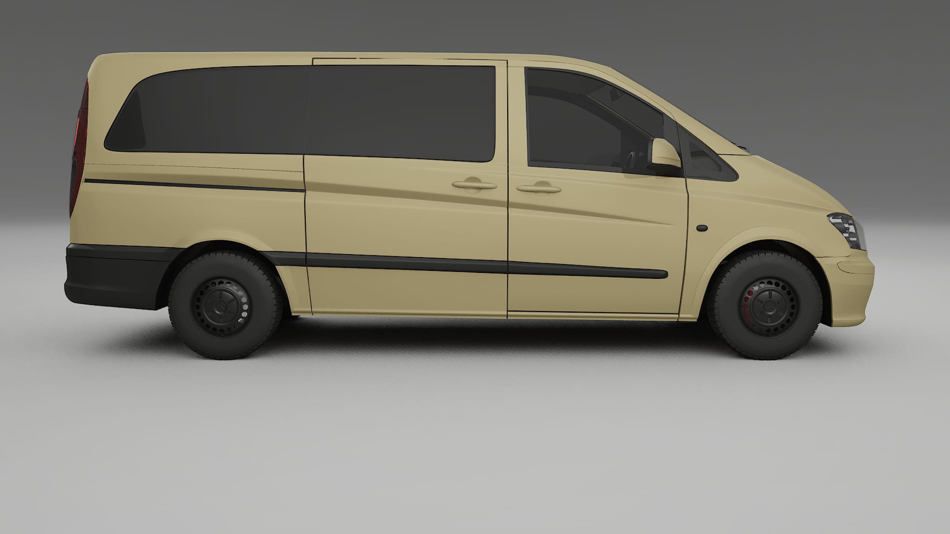 Mercedes Vito Short W639 facelift PPF Fólie | SAND TPU PPF - kompletní pre-cut kit