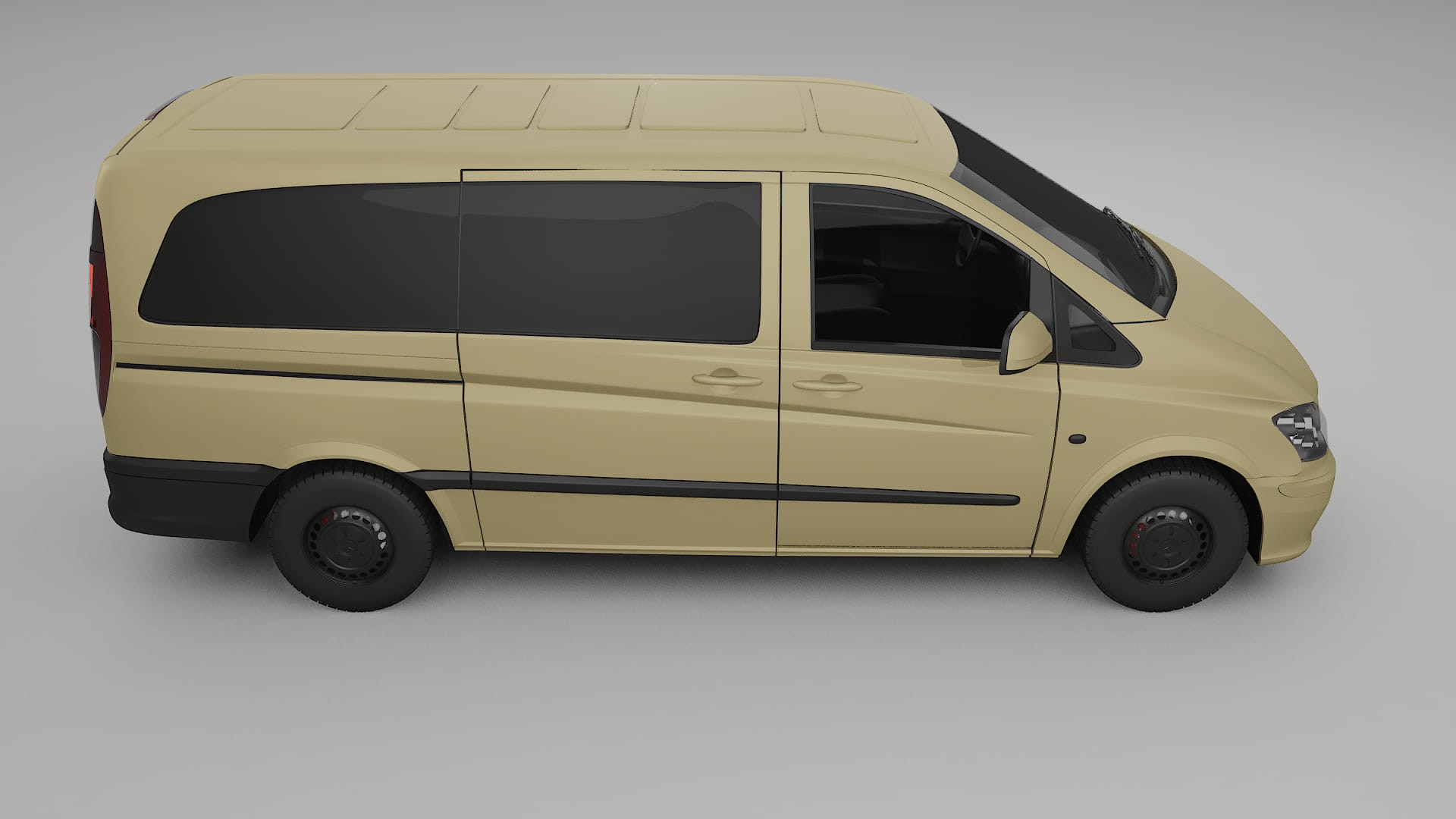 Mercedes Vito Short W639 facelift PPF Fólie | SAND TPU PPF - kompletní pre-cut kit