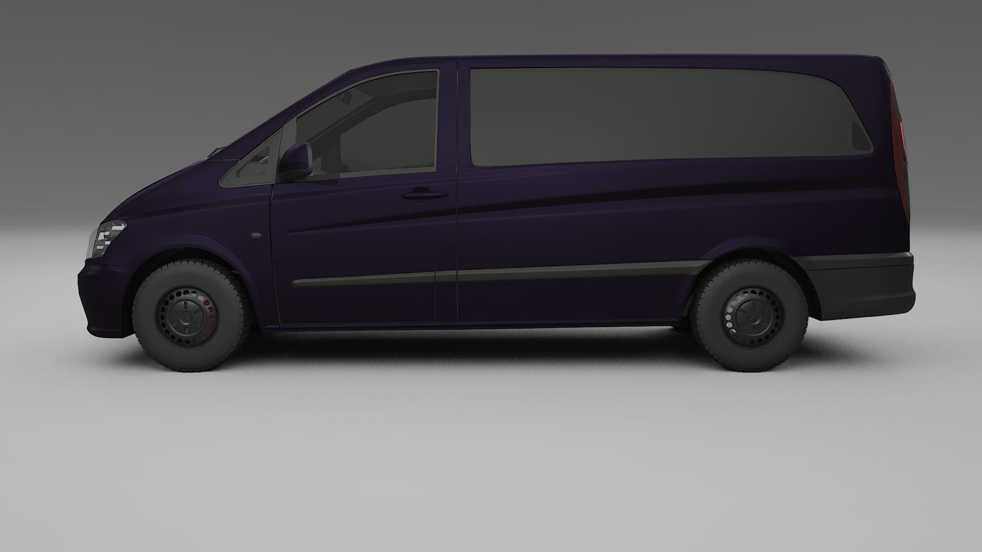 Mercedes Vito Short W639 facelift PPF Fólie | VIOLET TPU PPF - kompletní pre-cut kit