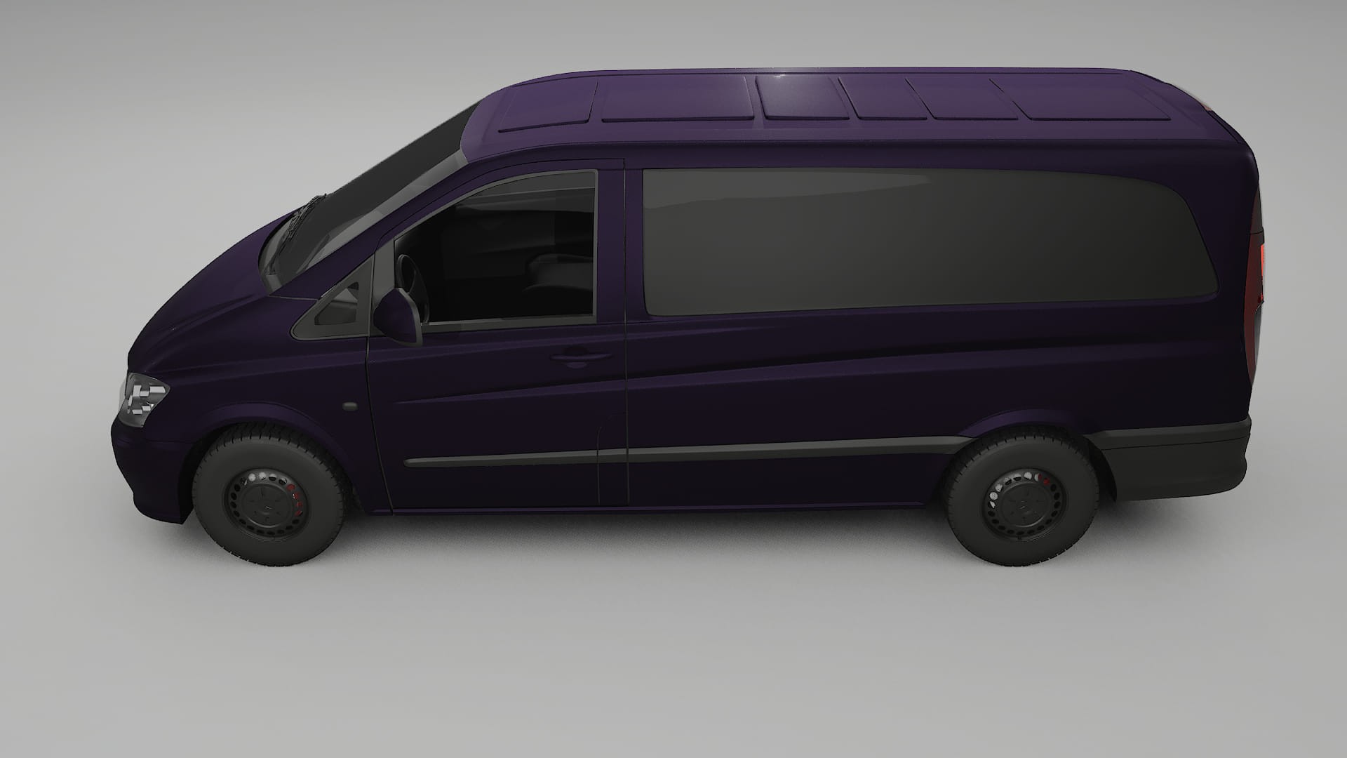Mercedes Vito Short W639 facelift PPF Fólie | VIOLET TPU PPF - kompletní pre-cut kit