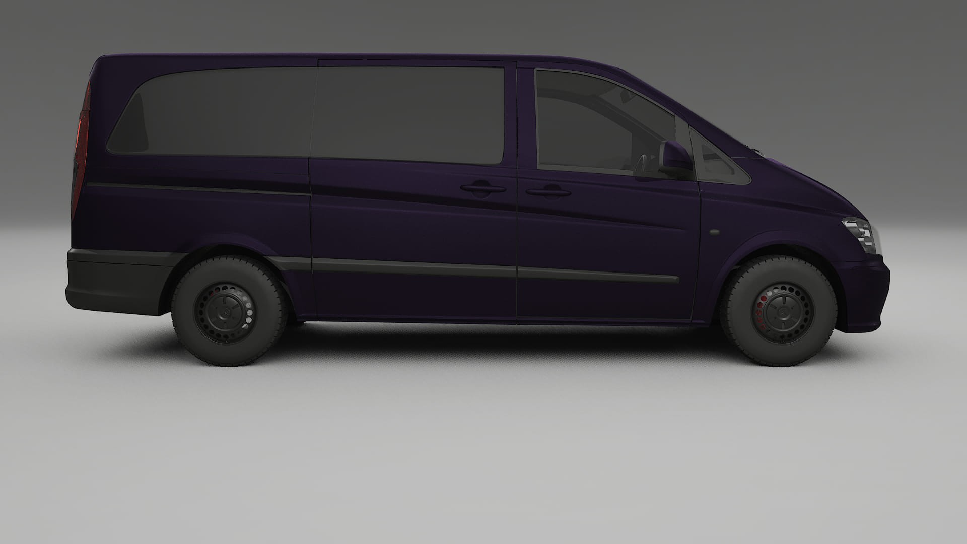 Mercedes Vito Short W639 facelift PPF Fólie | VIOLET TPU PPF - kompletní pre-cut kit