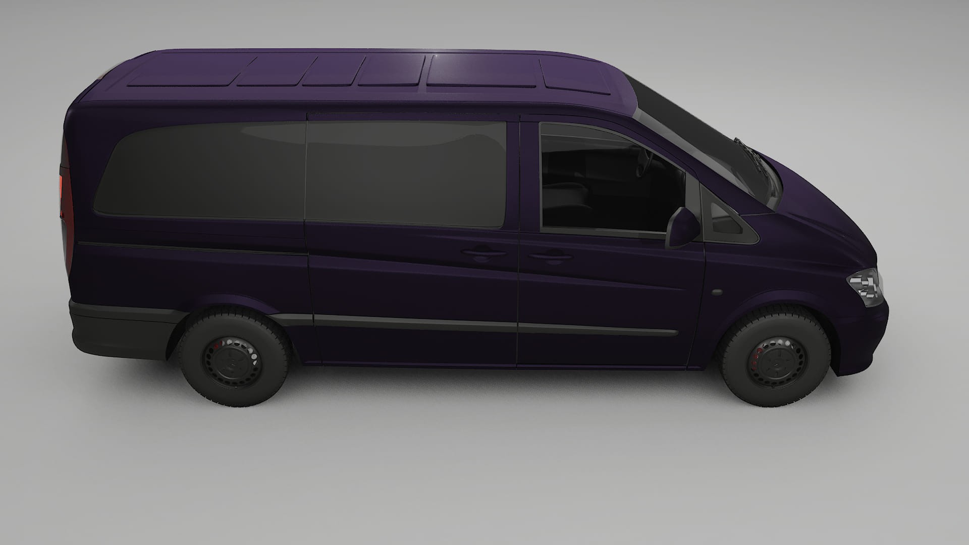 Mercedes Vito Short W639 facelift PPF Fólie | VIOLET TPU PPF - kompletní pre-cut kit