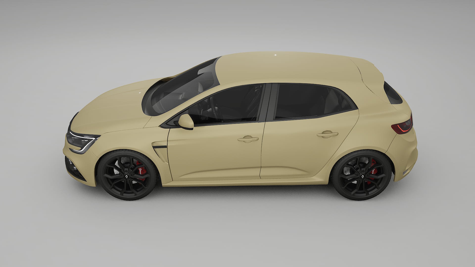 Renault Megane RS IV PPF Fólie | SAND TPU PPF - kompletní pre-cut kit