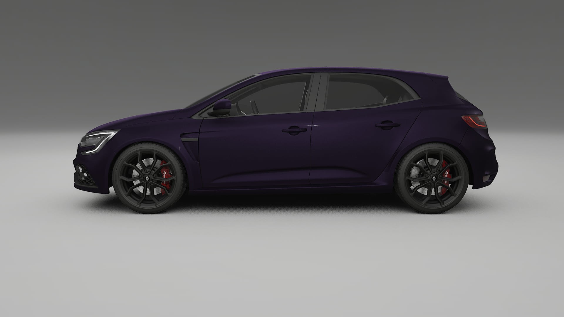 Renault Megane RS IV PPF Fólie | VIOLET TPU PPF - kompletní pre-cut kit