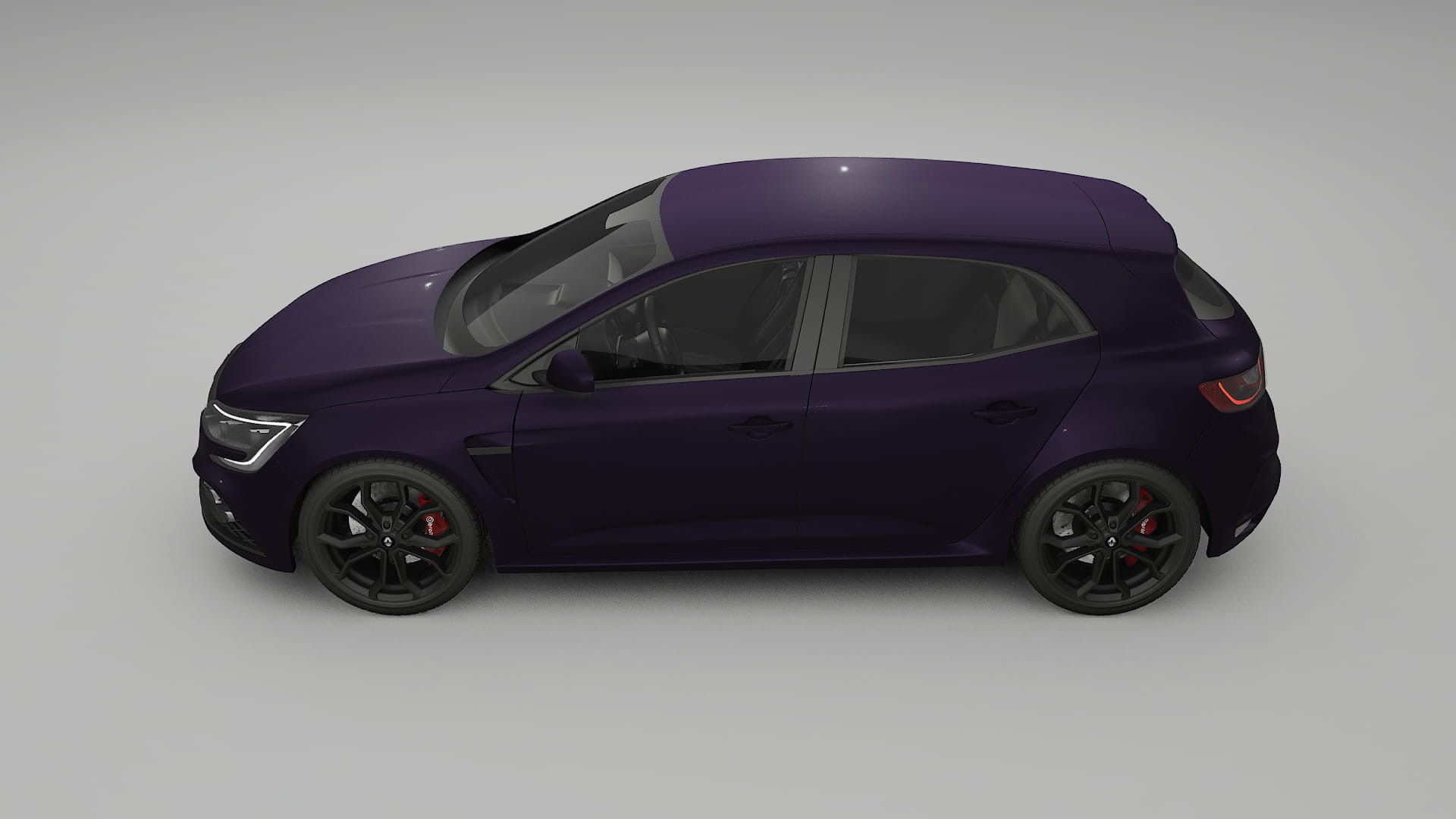 Renault Megane RS IV PPF Fólie | VIOLET TPU PPF - kompletní pre-cut kit
