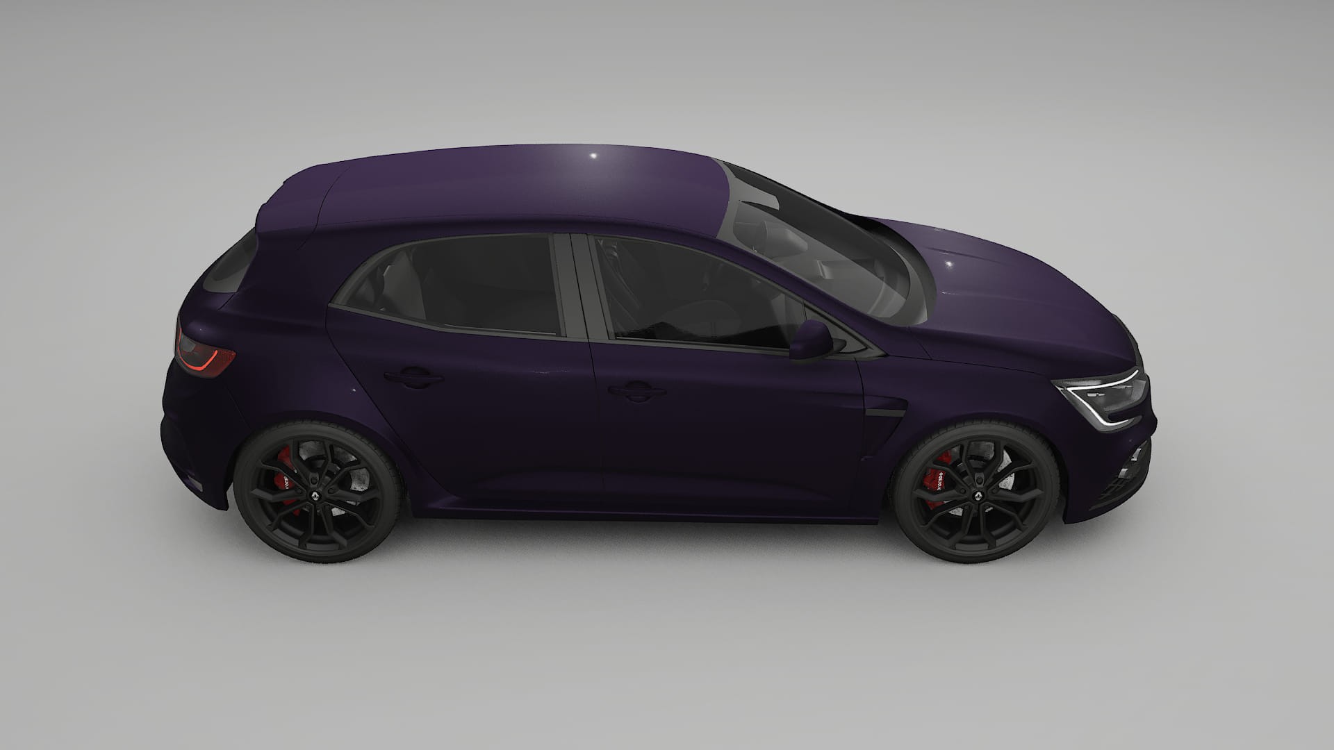 Renault Megane RS IV PPF Fólie | VIOLET TPU PPF - kompletní pre-cut kit