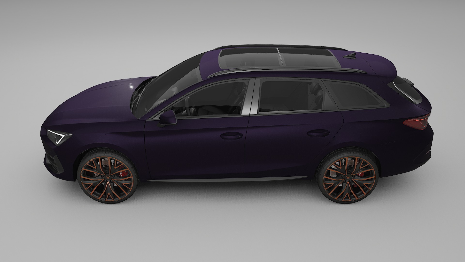 Seat Leon Cupra KL PPF Fólie | VIOLET TPU PPF - kompletní pre-cut kit