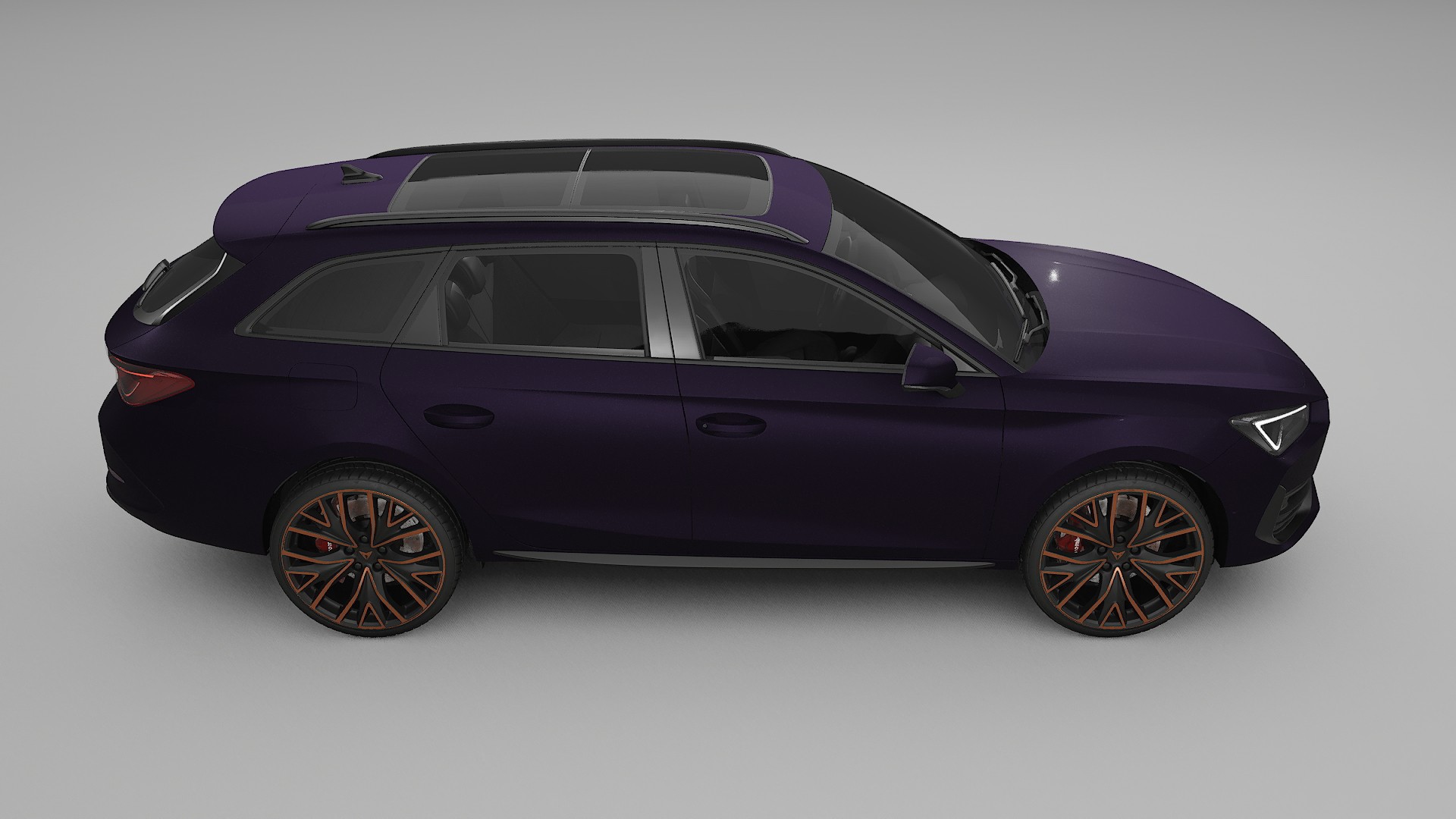 Seat Leon Cupra KL PPF Fólie | VIOLET TPU PPF - kompletní pre-cut kit