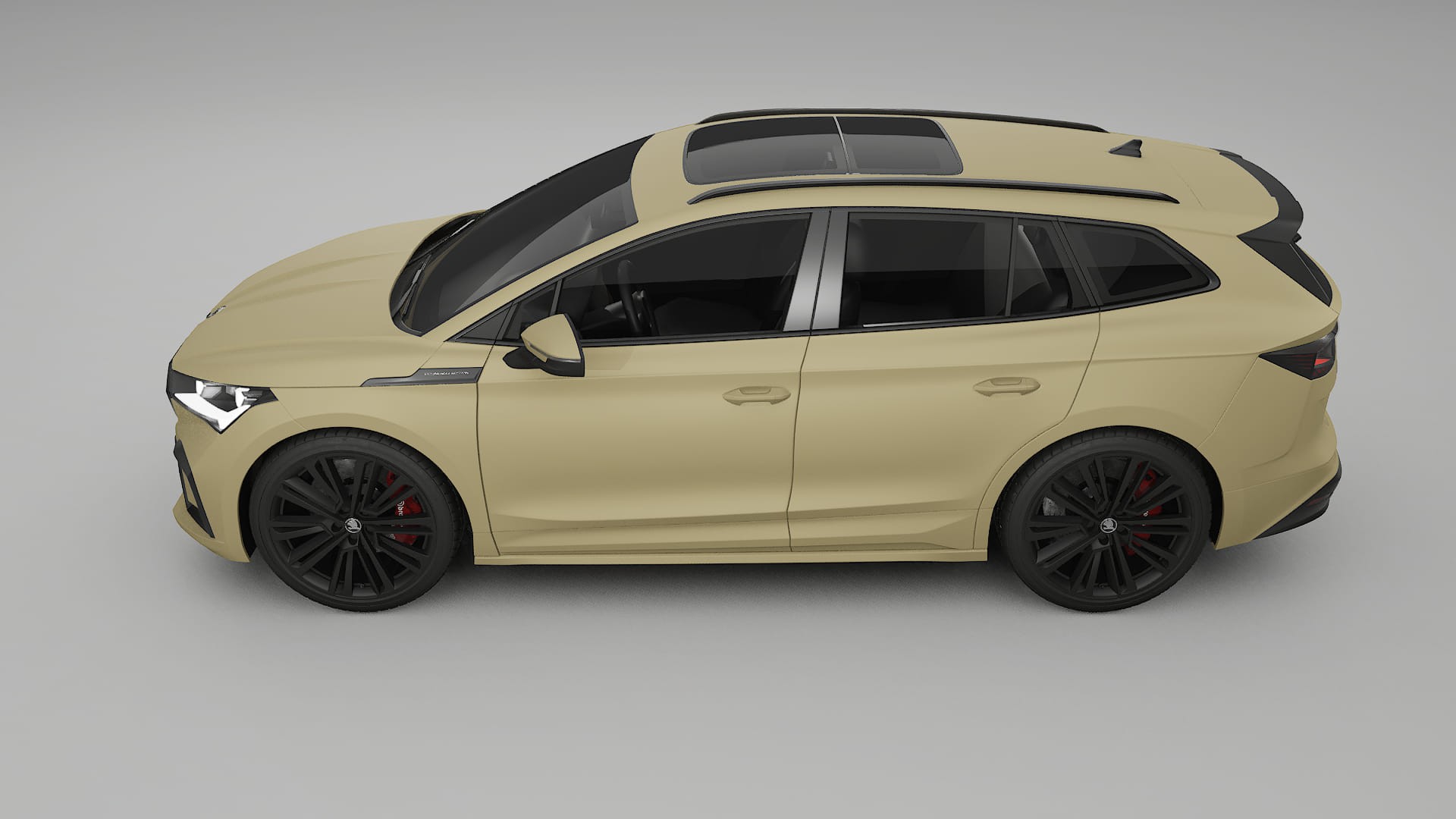 Škoda Enyaq MEB PPF Fólie | SAND TPU PPF - kompletní pre-cut kit