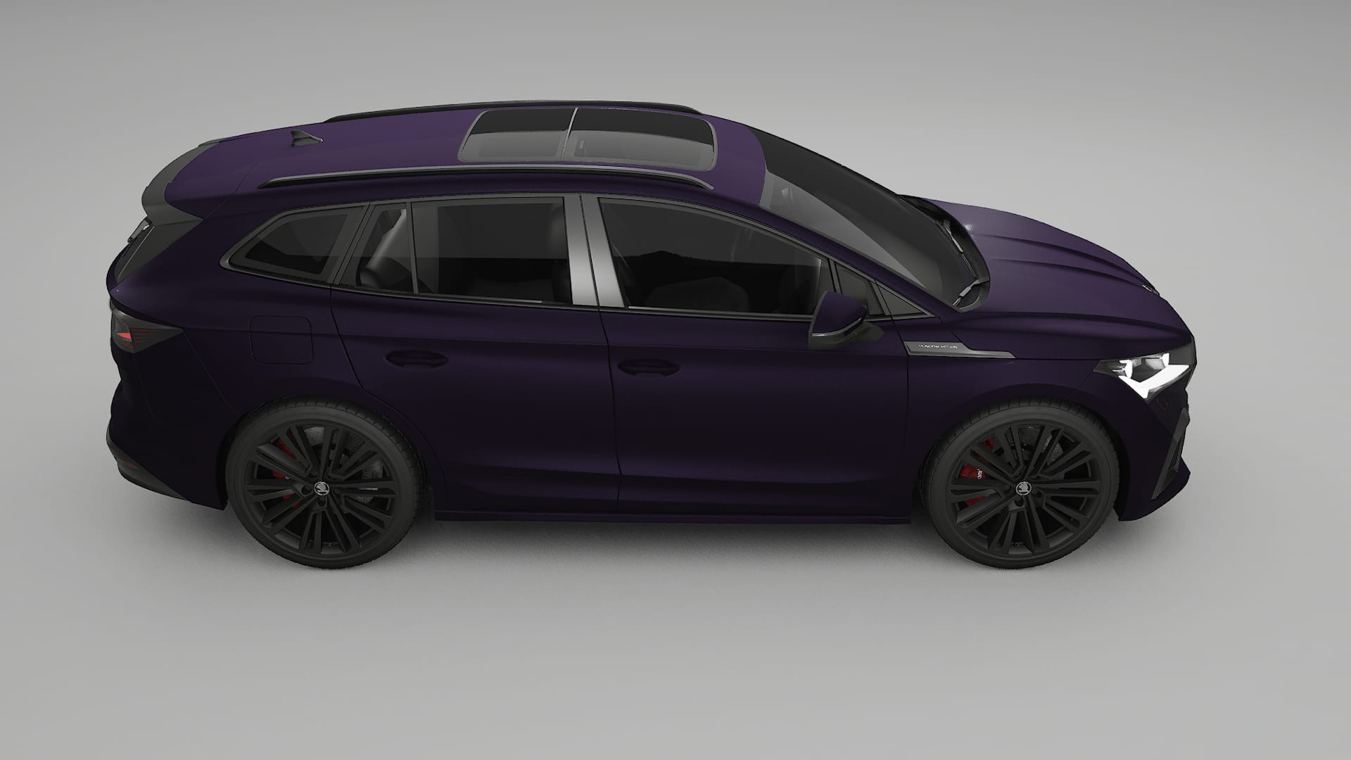Škoda Enyaq MEB PPF Fólie | VIOLET TPU PPF - kompletní pre-cut kit