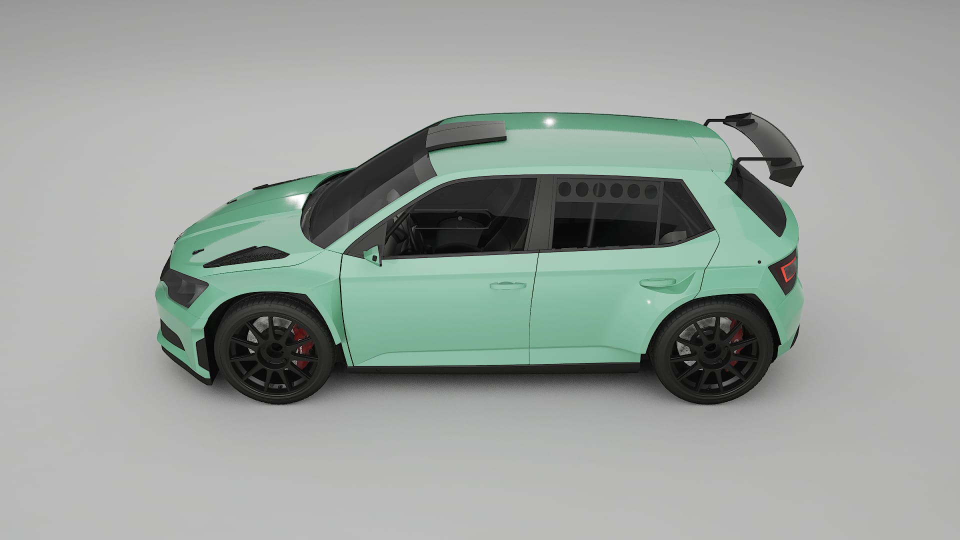 Škoda Fabia R5 6V PPF Fólie | DUSTY TPU PPF - kompletní pre-cut kit