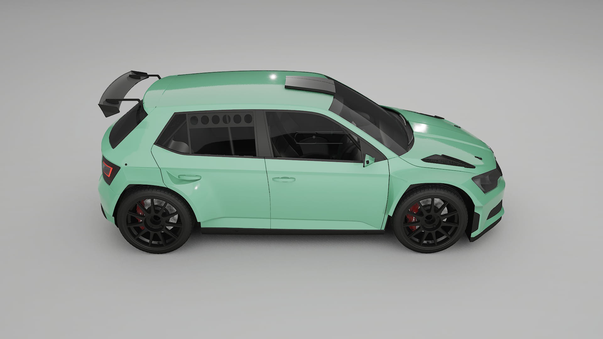 Škoda Fabia R5 6V PPF Fólie | DUSTY TPU PPF - kompletní pre-cut kit