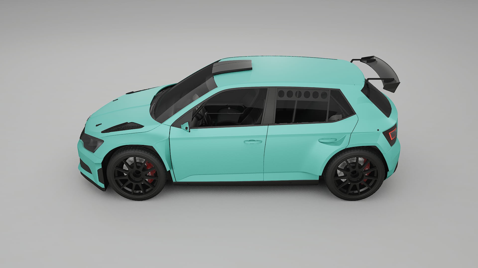 Škoda Fabia R5 6V PPF Fólie | FROST TPU PPF - kompletní pre-cut kit