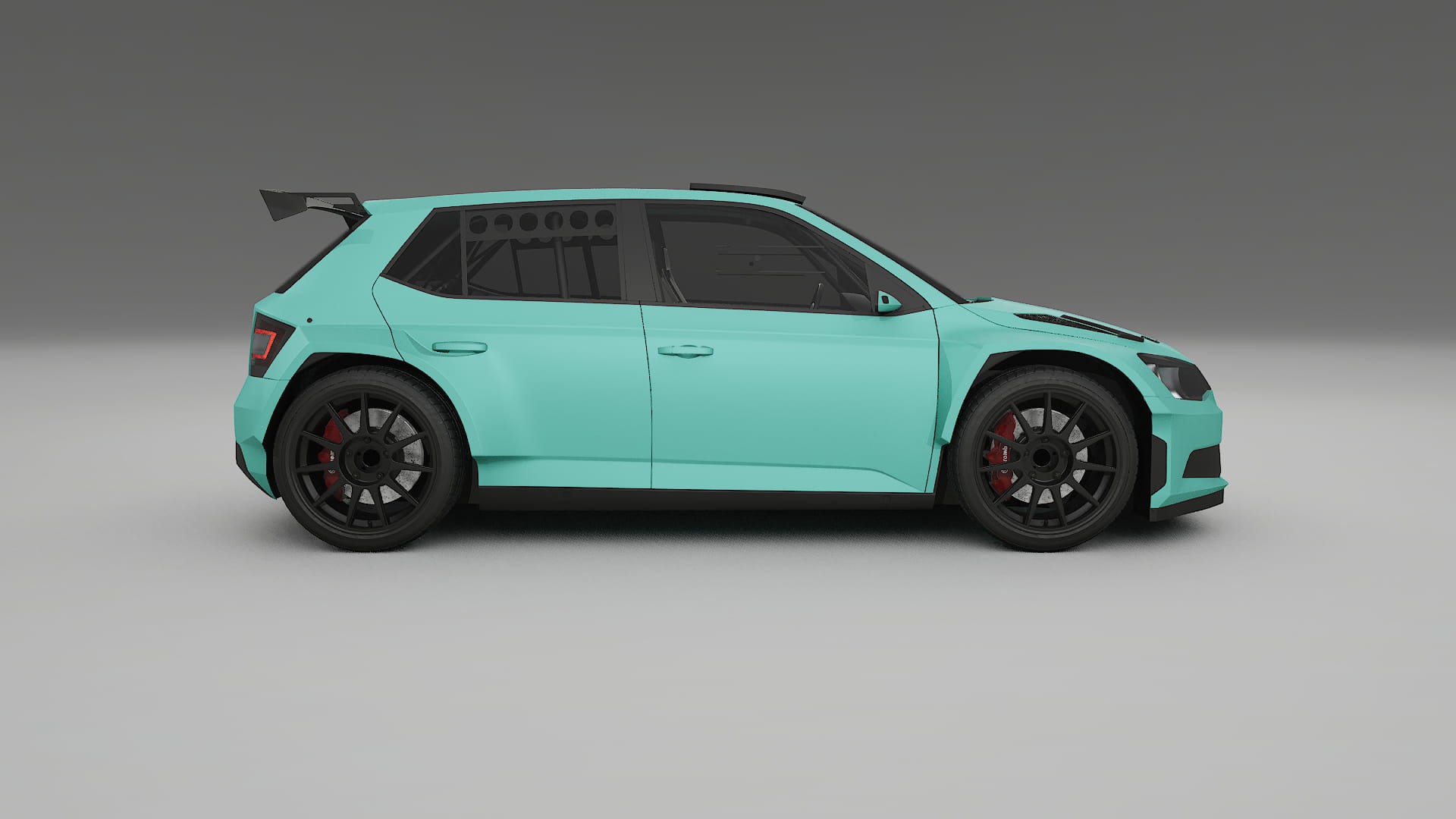 Škoda Fabia R5 6V PPF Fólie | FROST TPU PPF - kompletní pre-cut kit