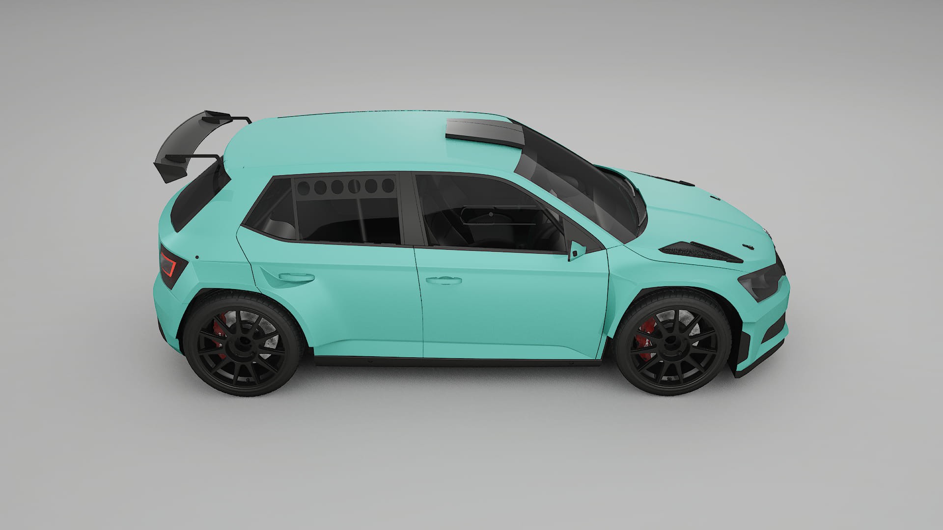Škoda Fabia R5 6V PPF Fólie | FROST TPU PPF - kompletní pre-cut kit