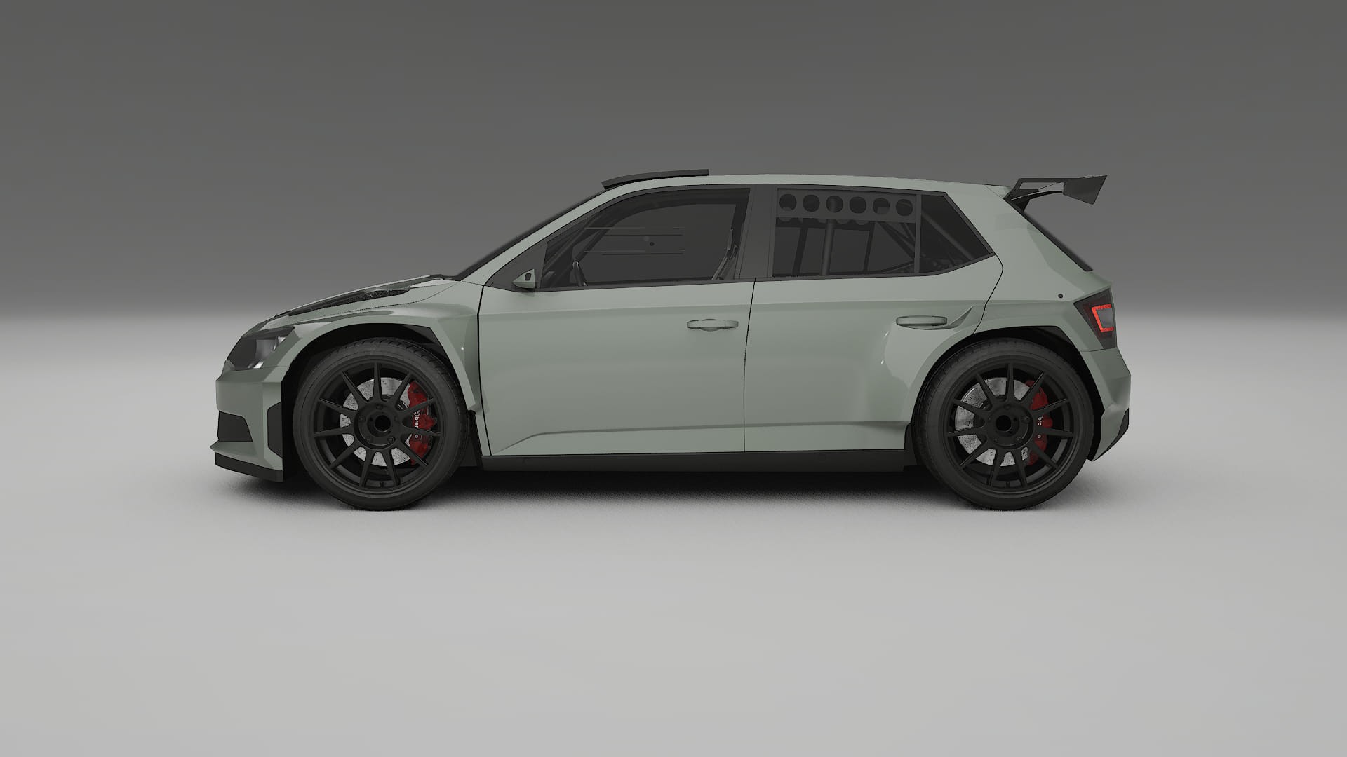 Škoda Fabia R5 6V PPF Fólie | SLATE TPU PPF - kompletní pre-cut kit