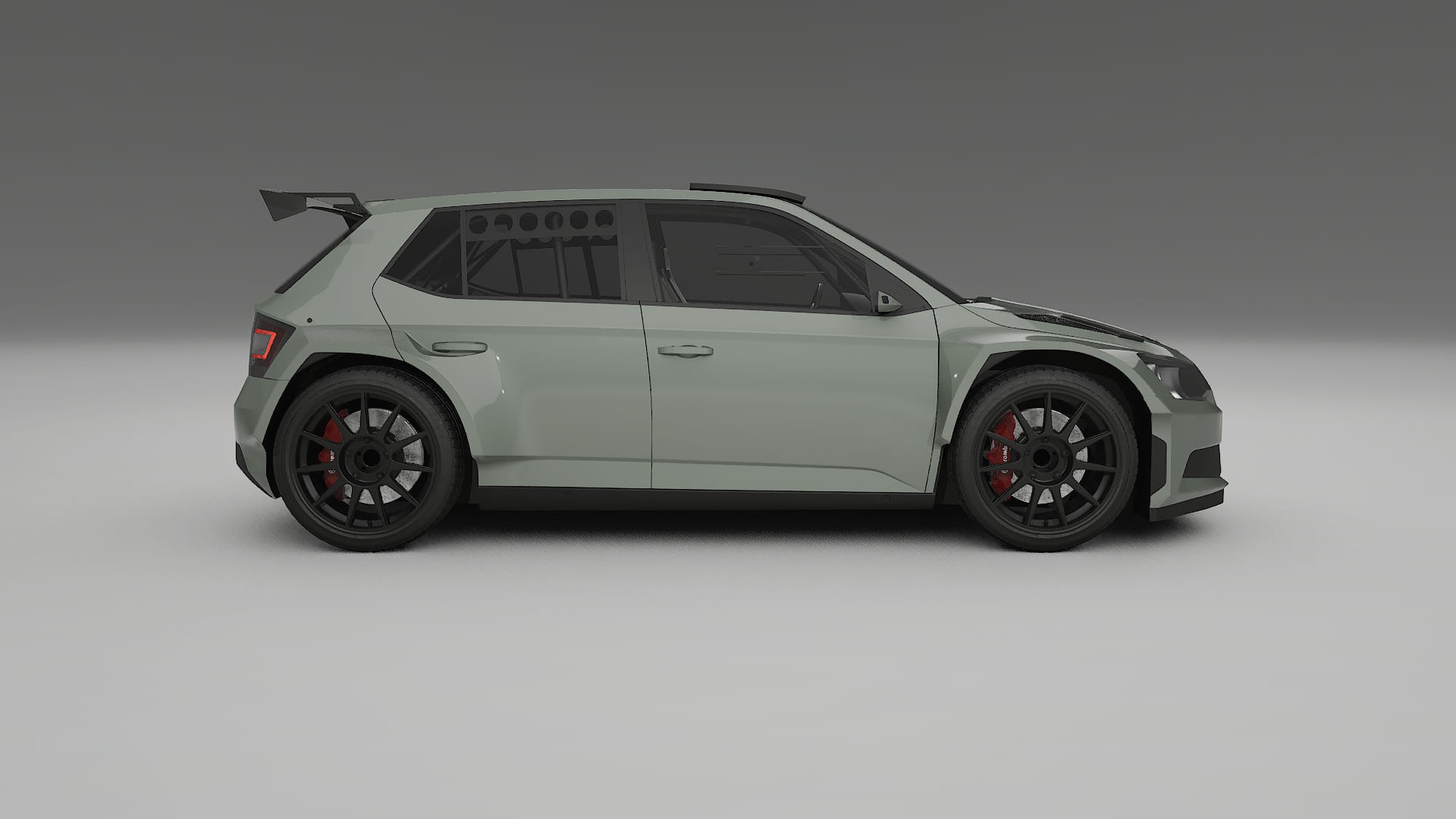 Škoda Fabia R5 6V PPF Fólie | SLATE TPU PPF - kompletní pre-cut kit