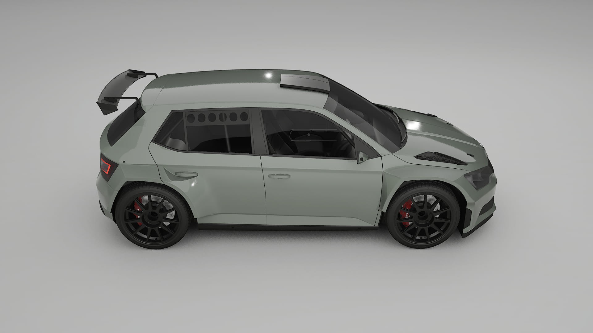 Škoda Fabia R5 6V PPF Fólie | SLATE TPU PPF - kompletní pre-cut kit