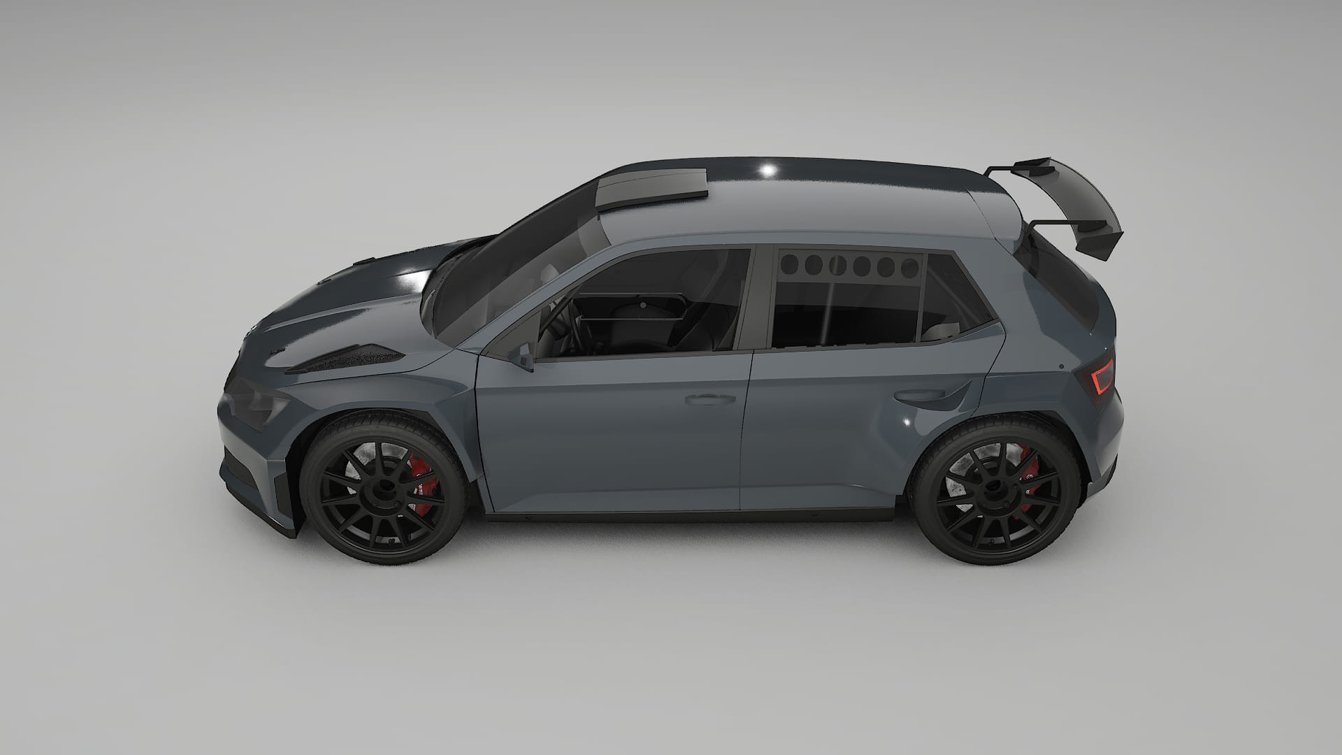 Škoda Fabia R5 6V PPF Fólie | GRANITE TPU PPF - kompletní pre-cut kit