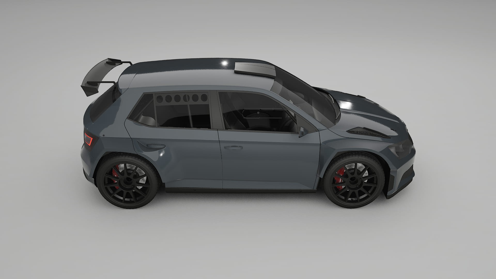 Škoda Fabia R5 6V PPF Fólie | GRANITE TPU PPF - kompletní pre-cut kit