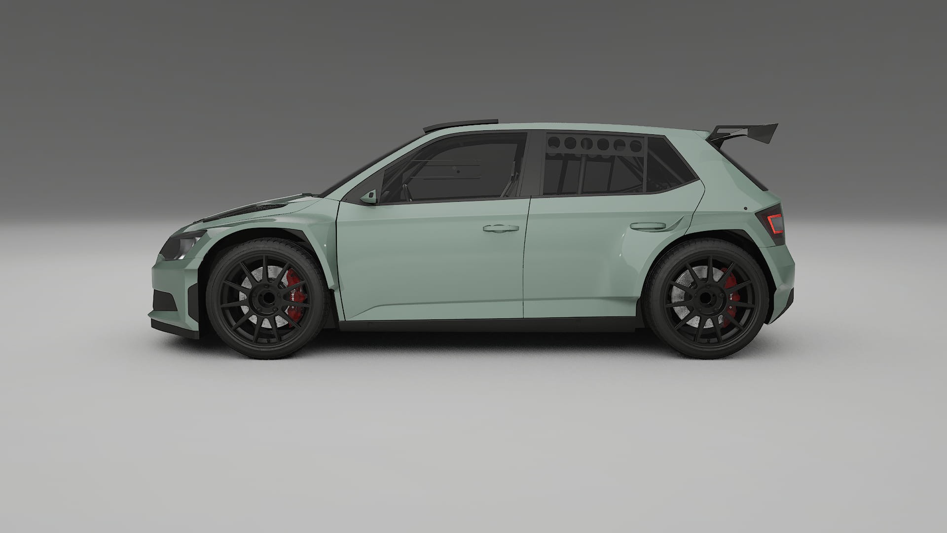 Škoda Fabia R5 6V PPF Fólie | CINDER TPU PPF - kompletní pre-cut kit