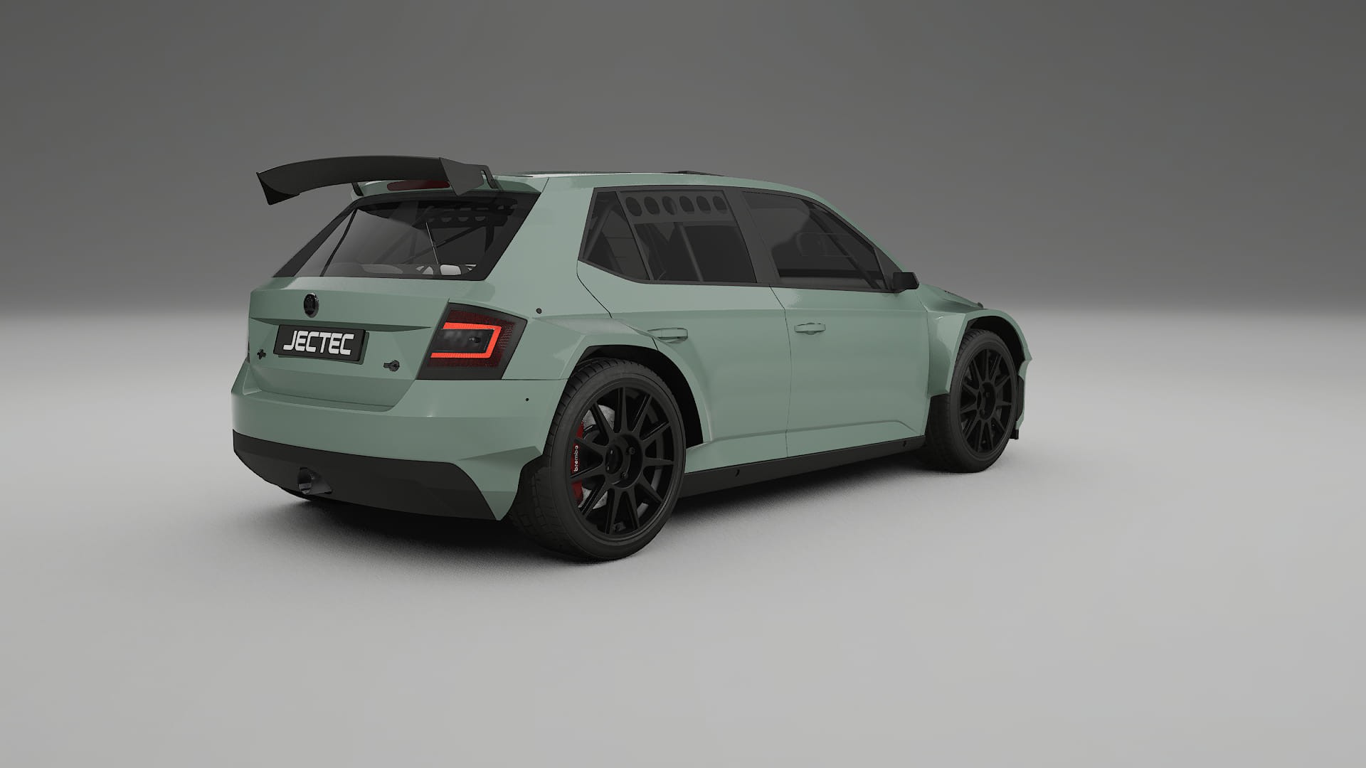 Škoda Fabia R5 6V PPF Fólie | CINDER TPU PPF - kompletní pre-cut kit