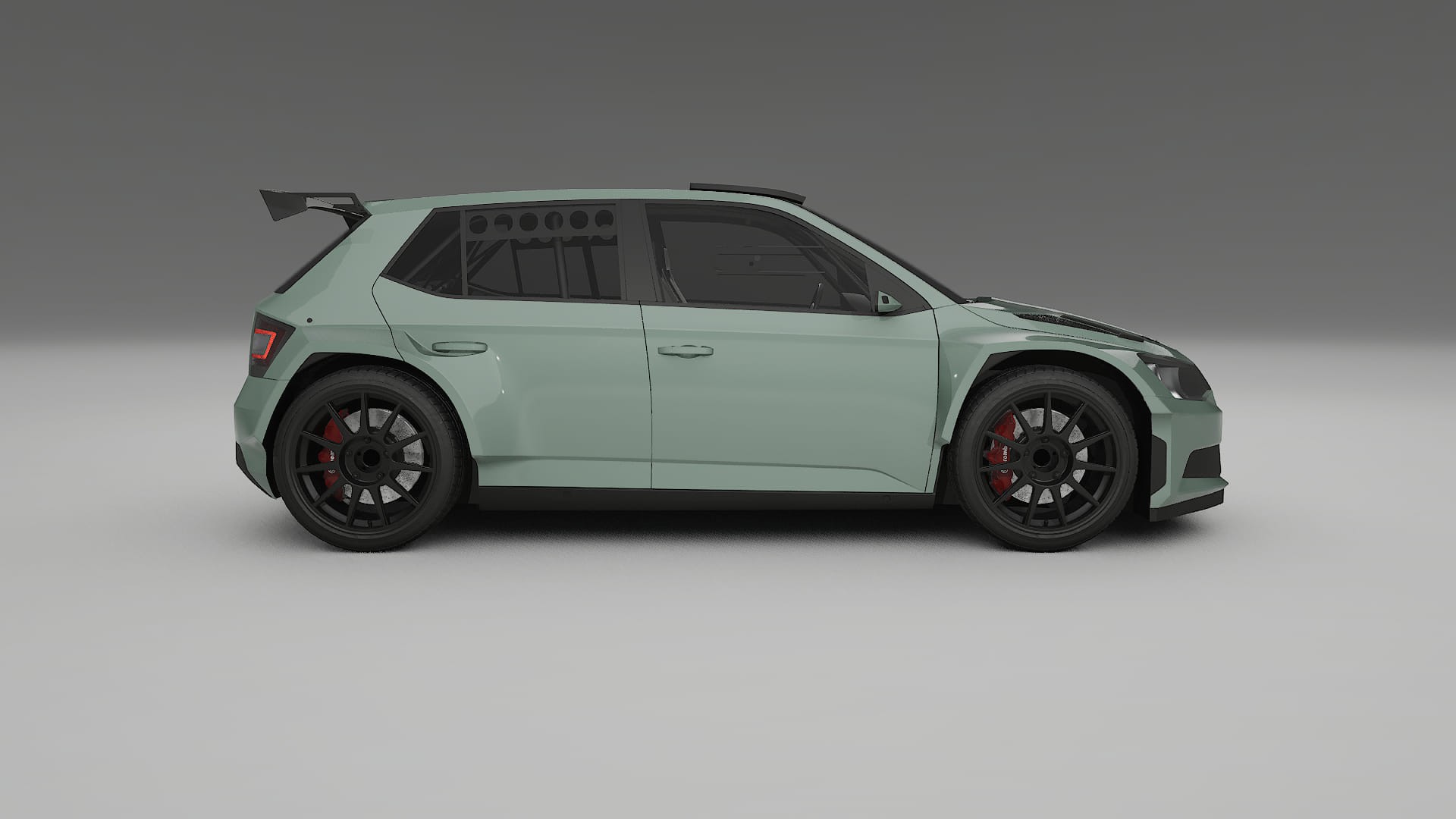 Škoda Fabia R5 6V PPF Fólie | CINDER TPU PPF - kompletní pre-cut kit