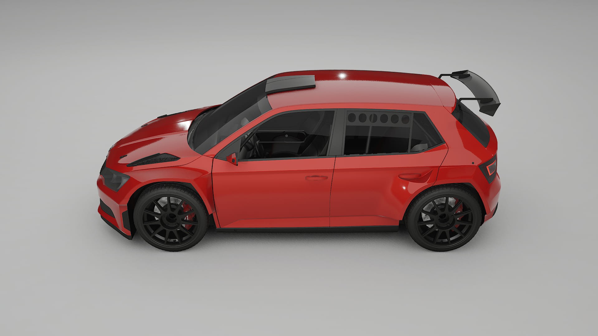 Škoda Fabia R5 6V PPF Fólie | BLAZE TPU PPF - kompletní pre-cut kit