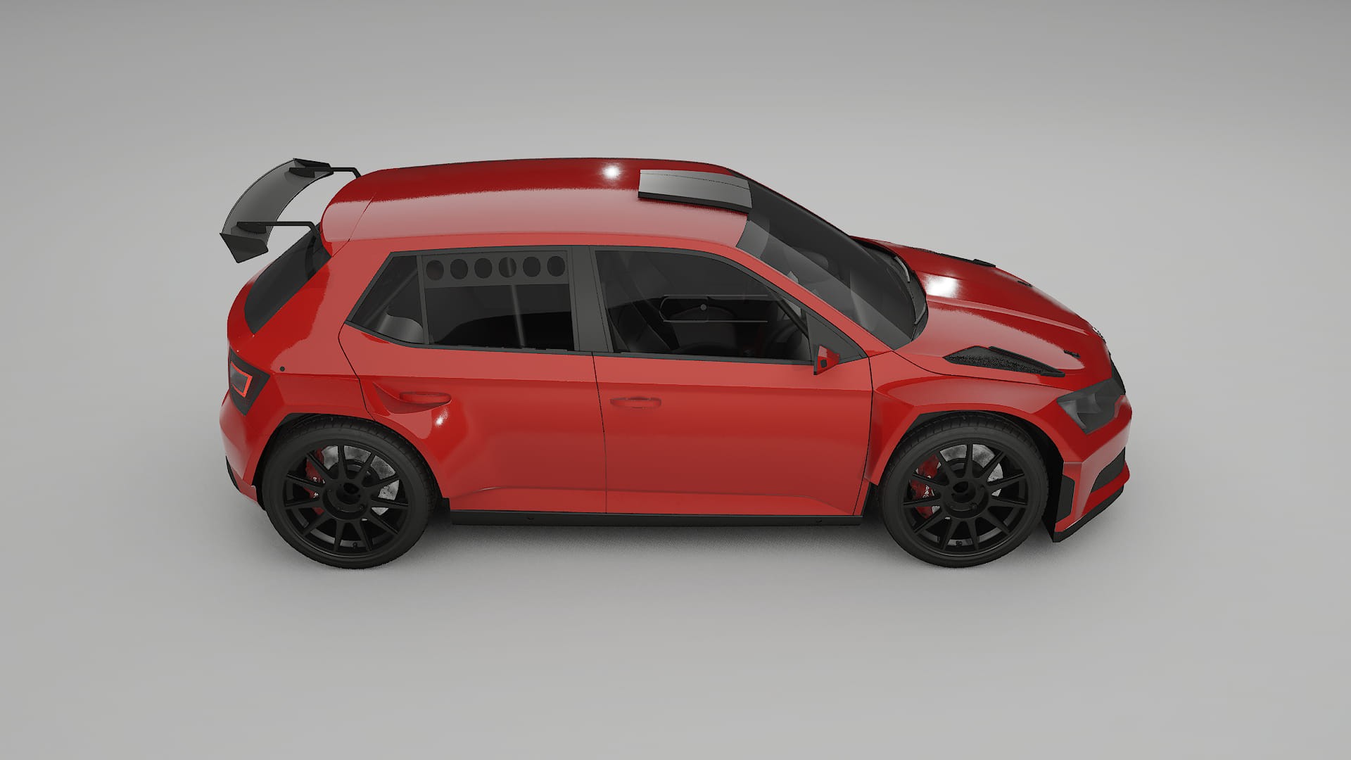 Škoda Fabia R5 6V PPF Fólie | BLAZE TPU PPF - kompletní pre-cut kit