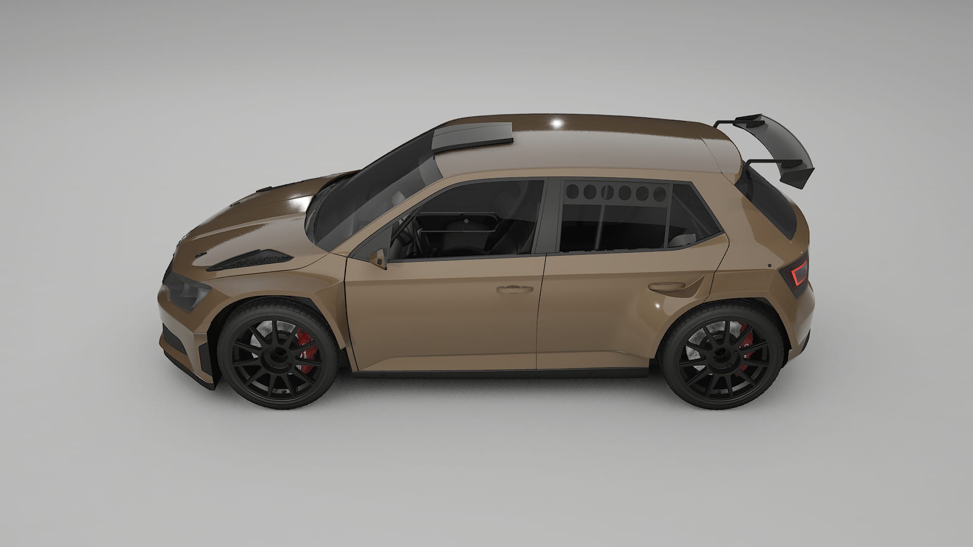 Škoda Fabia R5 6V PPF Fólie | SAHARA TPU PPF - kompletní pre-cut kit