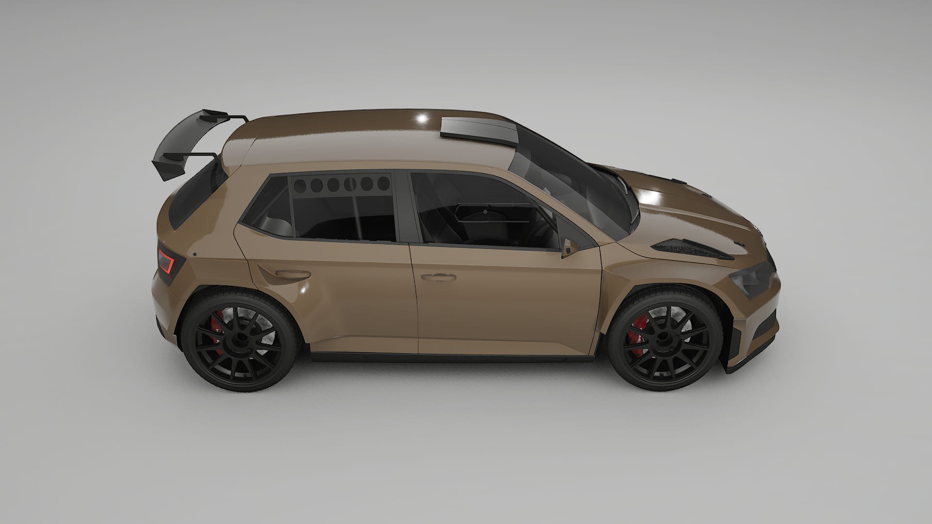 Škoda Fabia R5 6V PPF Fólie | SAHARA TPU PPF - kompletní pre-cut kit